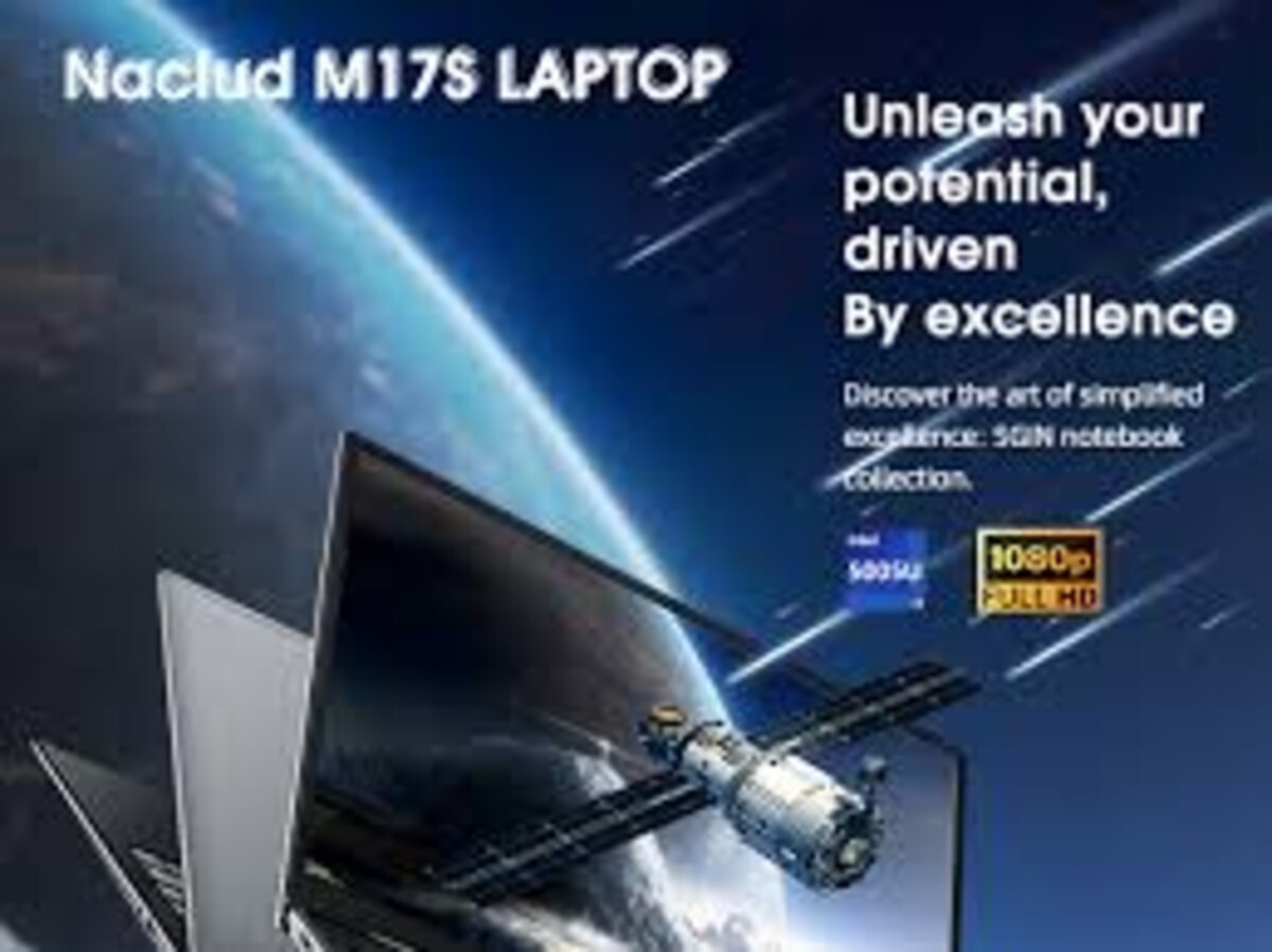 NaClud MSi7 17.3″ Laptop Computer – 4GB DDR4 – 128GB – 2.5Hz Celeron – Black