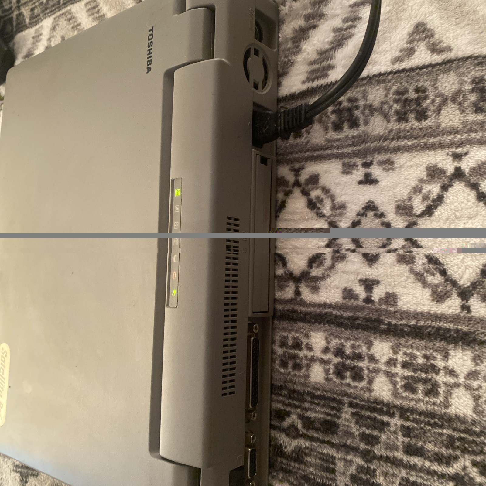 Vintage Toshiba Satellite Pro 430CDT Intel windows 95 + FDD attachment case