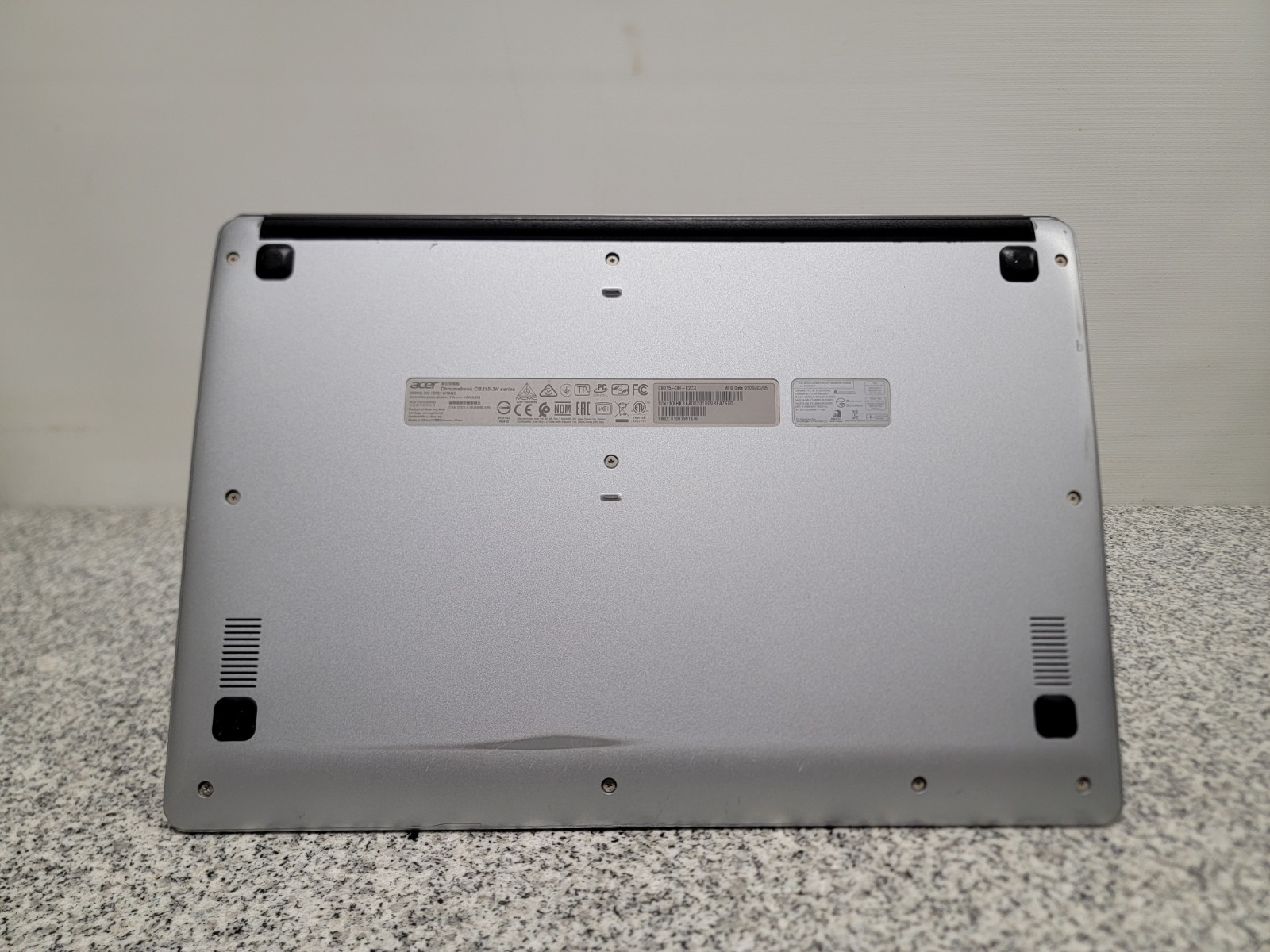 Acer 315 CB315-3H-C2C3 15.6 Inches Chromebook, Silver