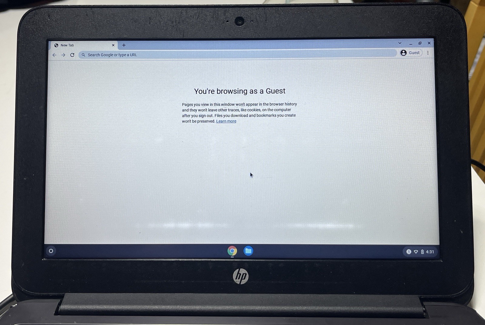 HP Chromebook 11 G4 11.6in Intel Celeron Chrome OS Webcam Black