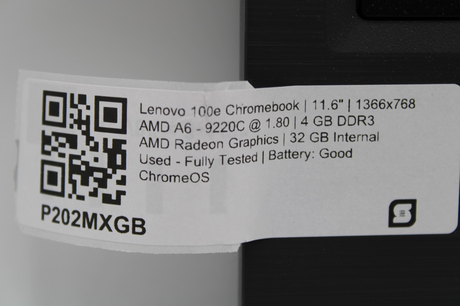 Lenovo 100e Chromebook _ AMD A6-9220C @ 1.8 _ 4GB / 32GB _ ChromeOS