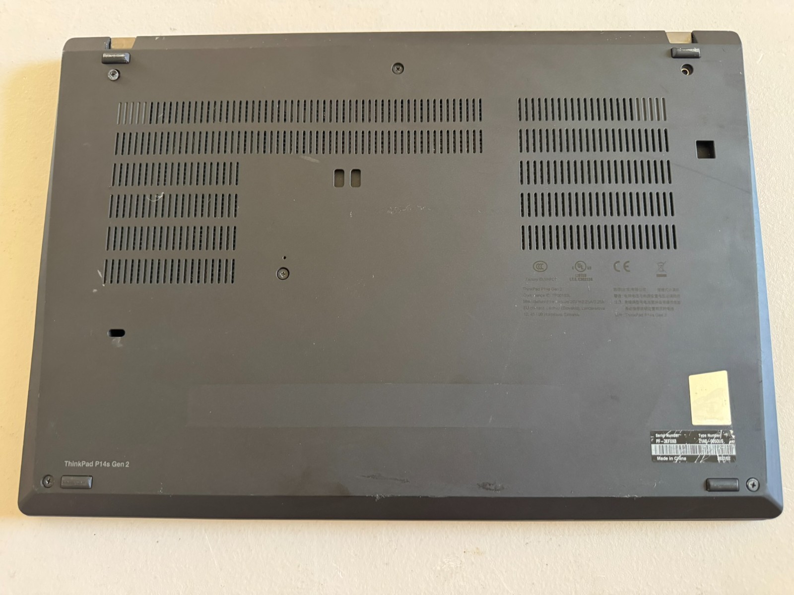 Lenovo ThinkPad P14s Gen 2 Laptop AMD Ryzen 7 PRO 5850U 16GB RAM – No SSD