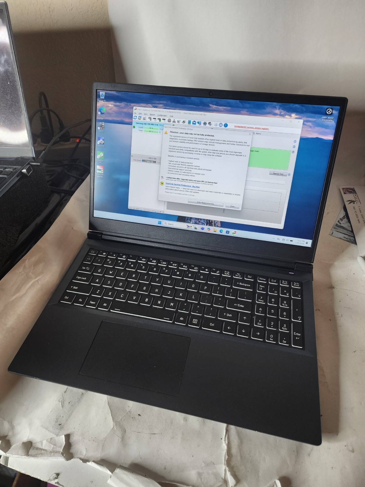 System76 Adder WS Laptop 64GB RAM 2tb Nvme Ssd Windows 11 Pro Geforce Rtx 4050