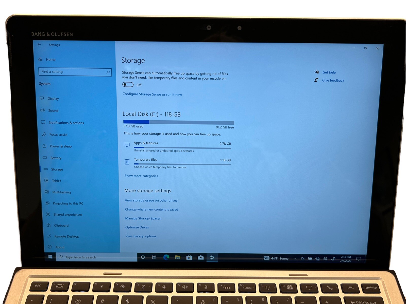 HP Elite x2 1012 G2 Multi-Touch 2-in-1 Tablet- 128GB SSD- 8GB Ram- Intel Core i5