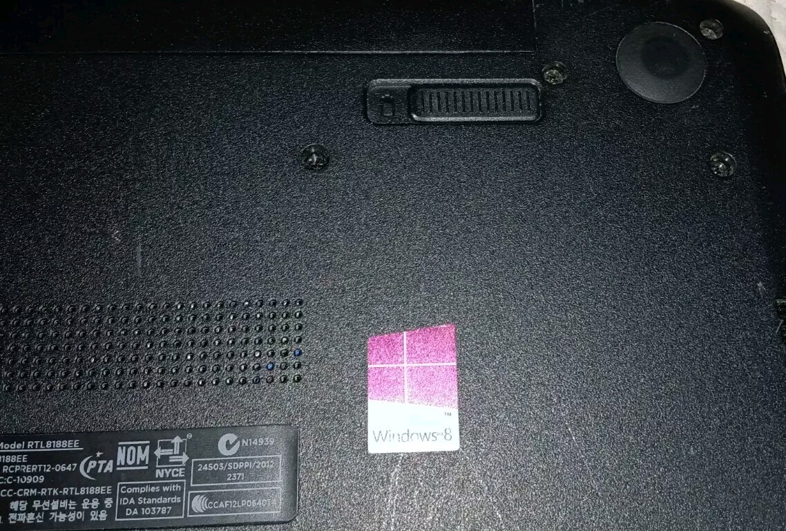 HP 15-f009wm Notebook PC – AMD E1-2100, 4 GB, 500GB Parts Only Untested