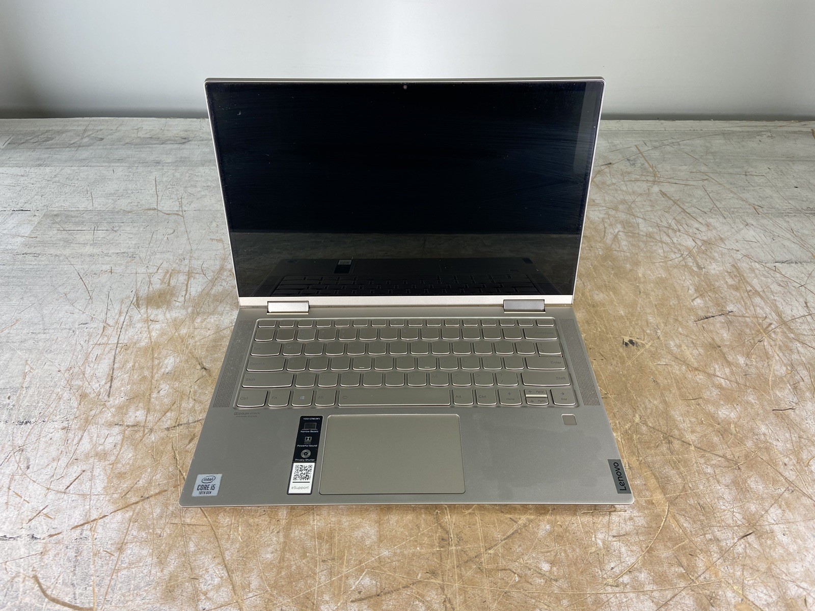 LENOVO YOGA C740-14IML i5-10210U @ 1.60GHz, 4GB RAM, NO HDD/OS – (FOR PARTS)