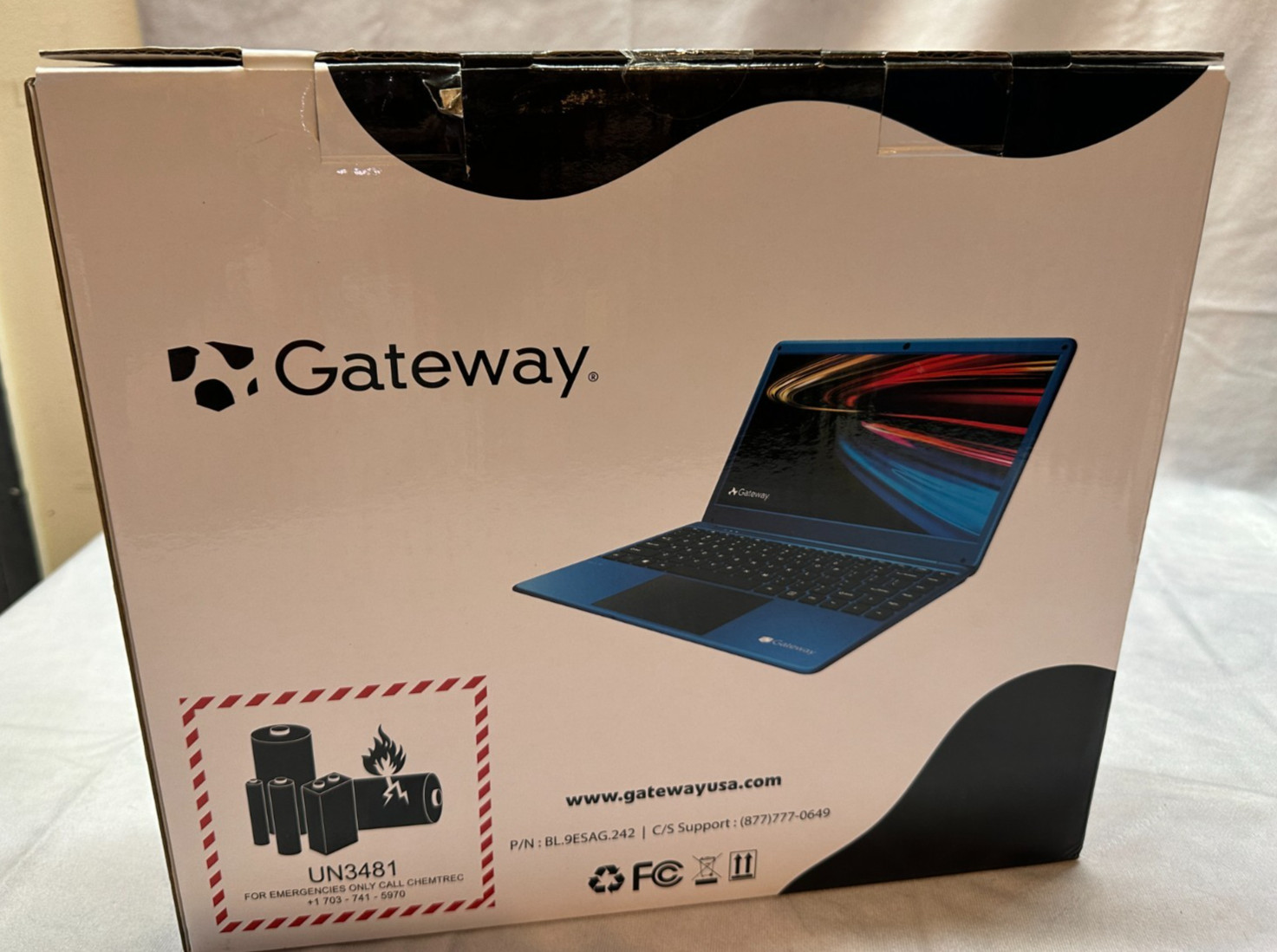 Gateway 14.1″ (64GB eMMC, Intel Celeron, 4GB RAM) Ultra Slim Notebook-USED/WORKS