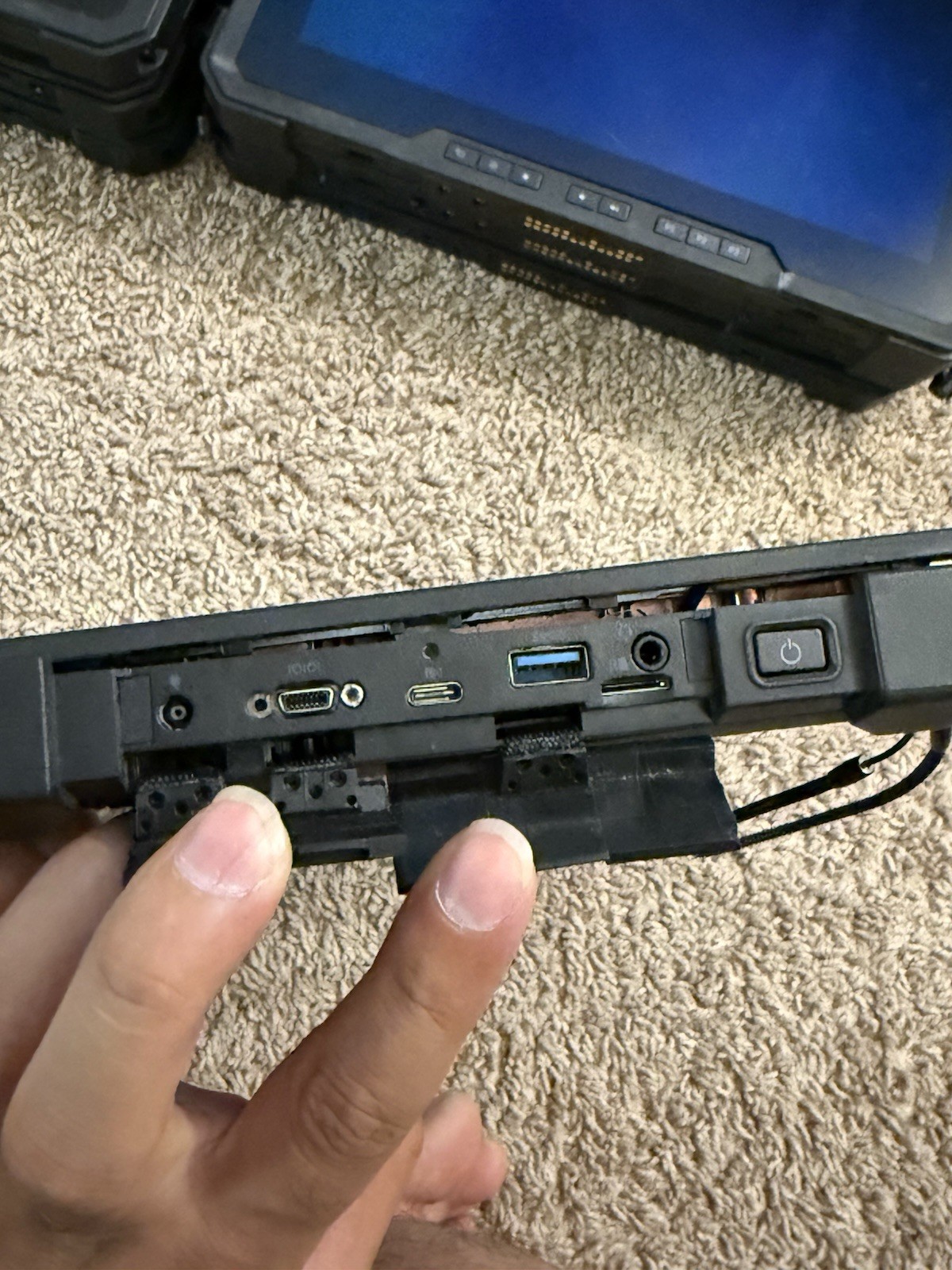 Dell Latitude 7220 Rugged Extreme Tablet for Parts Or Repair Read Description