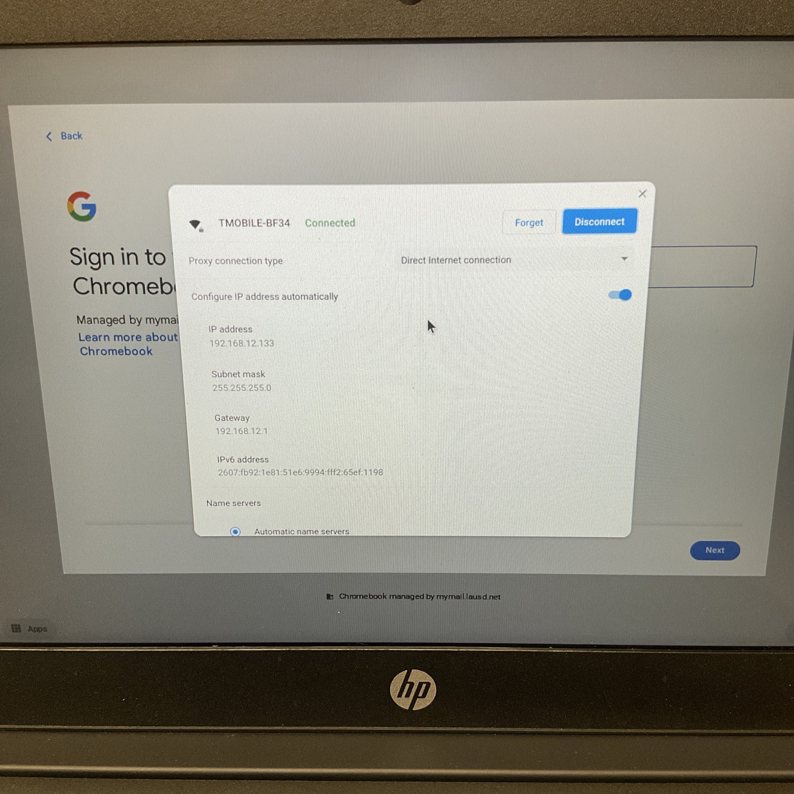HP Fortis 11 G9 Q Chromebook 11.6″ 8GB RAM 32GB eMMC Snapdragon 7c Wi-Fi LTE
