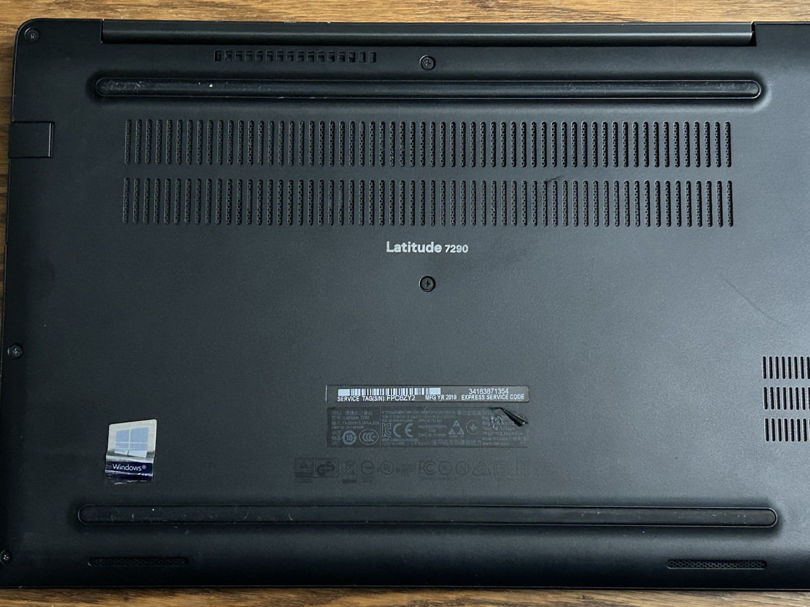 Dell Latitude 7290 Touchscreen i7-8650U 16GB 512GB SSD 12.5″ Win11 Pro Laptop