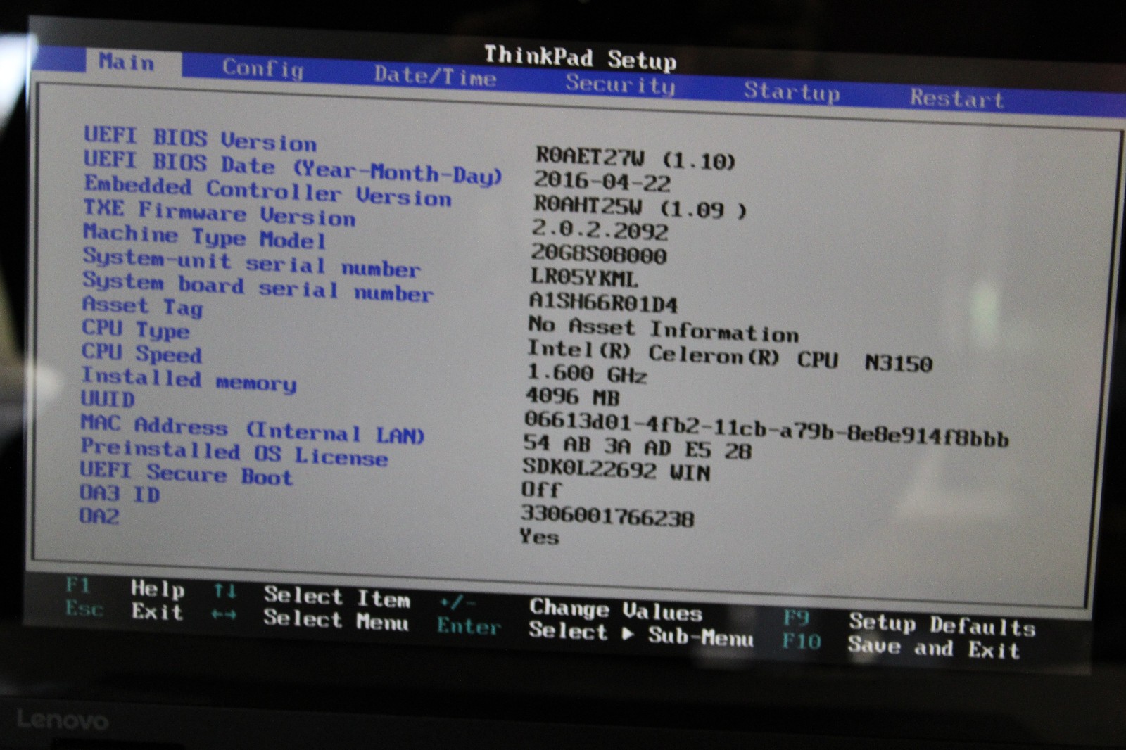 Lenovo Yoga 11e 2in1 _ Celeron-N3150 @ 1.6 GHz _ 4GB RAM _ No SSD / OS