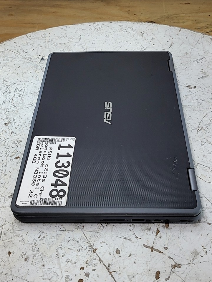 ASUS c213s Chromebook Intel Celeron N3350 32GB 4GB SEE NOTES