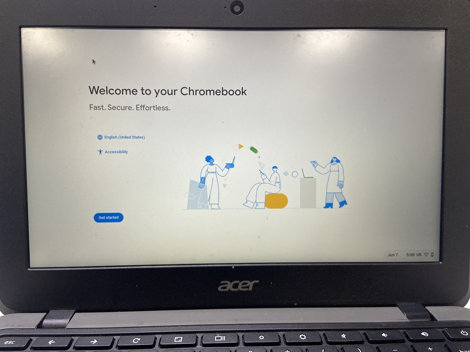 Acer Chromebook N18Q5 11.6″ Celeron N4120 @ 2.6GHz 4GB RAM 32GB eMMC ChromeOS