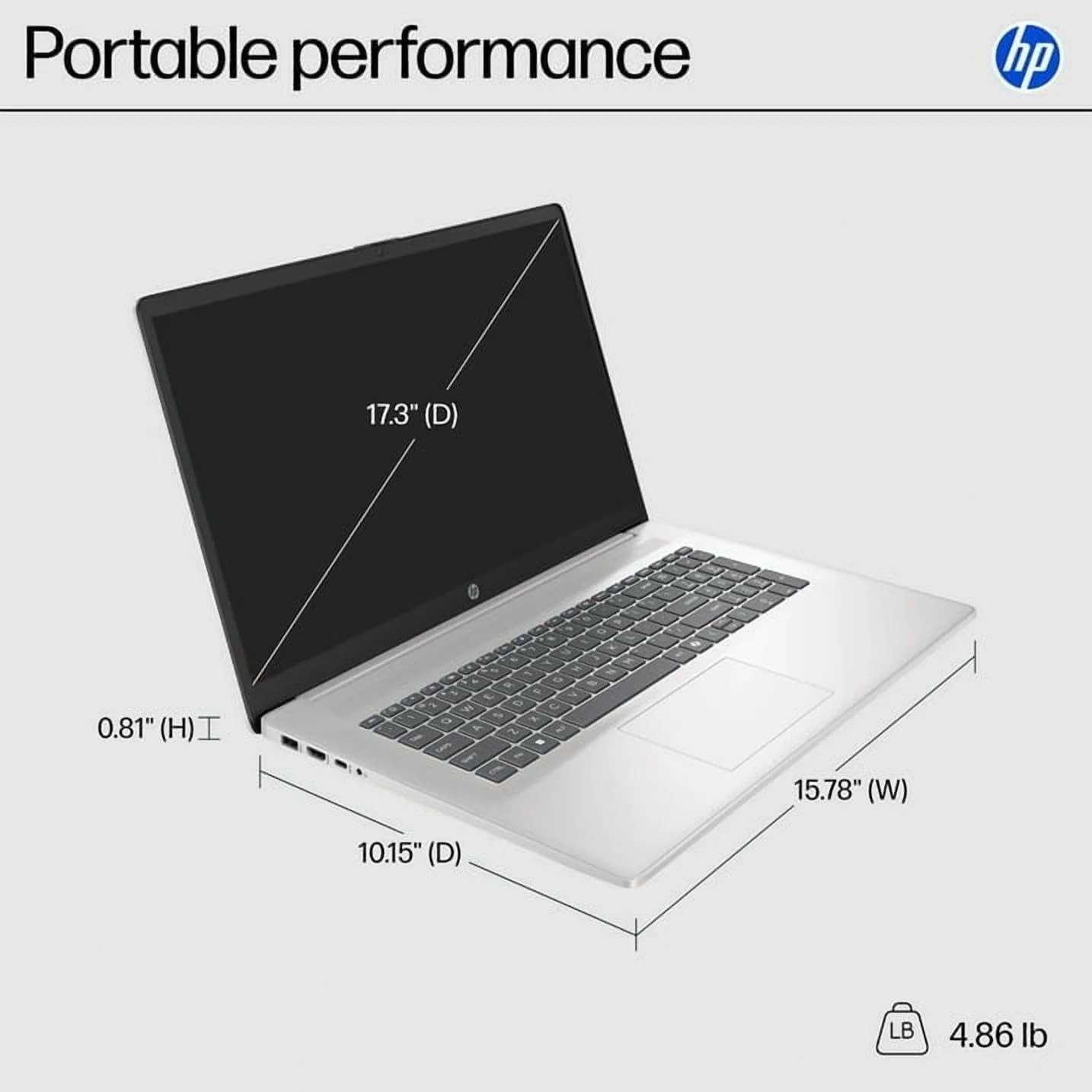HP 17.3″ Touchscreen Laptop, Intel 12-Core Ultra7, UP TO 32GB RAM + 2TB SSD