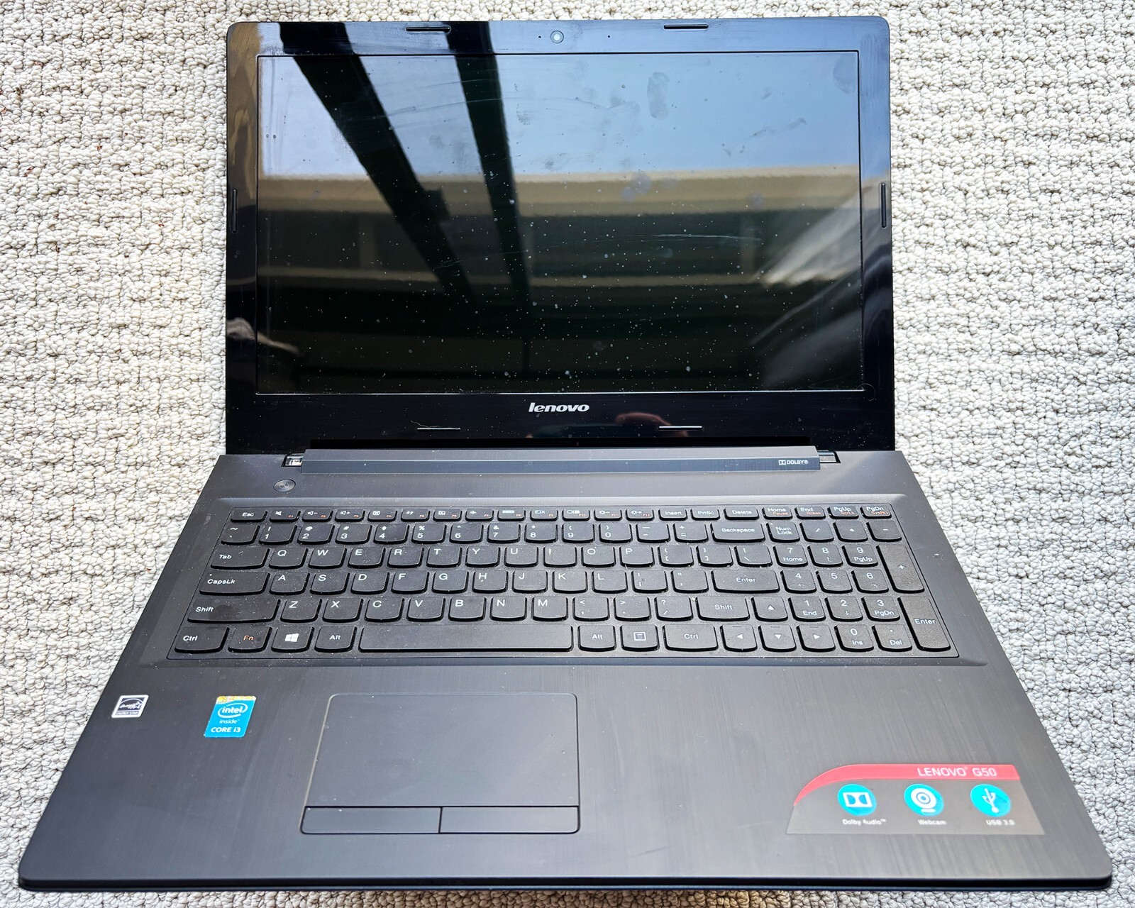 Lenovo G50-80 Laptop with Power Cord For Parts