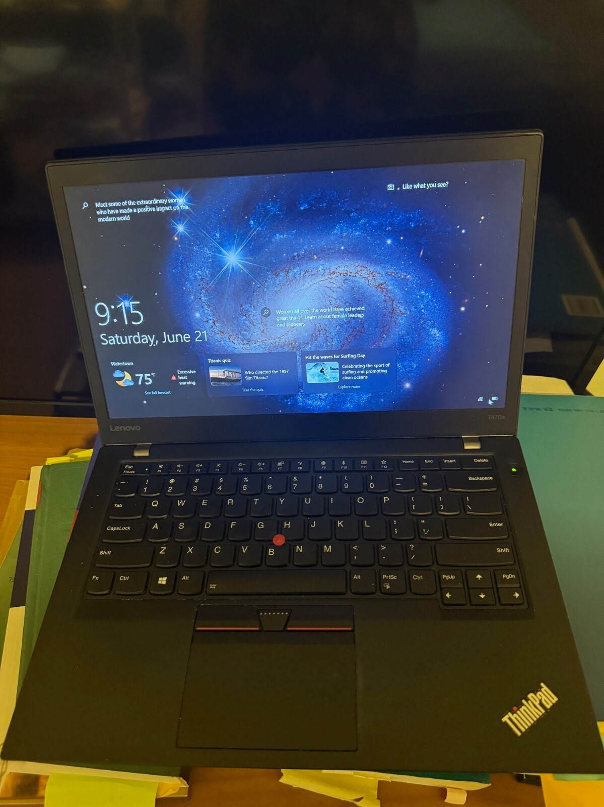 Lenovo ThinkPad T470s Laptop i7-7500 2.7GHz 24GB 512GB SSD 14″ FHD 1920×1080