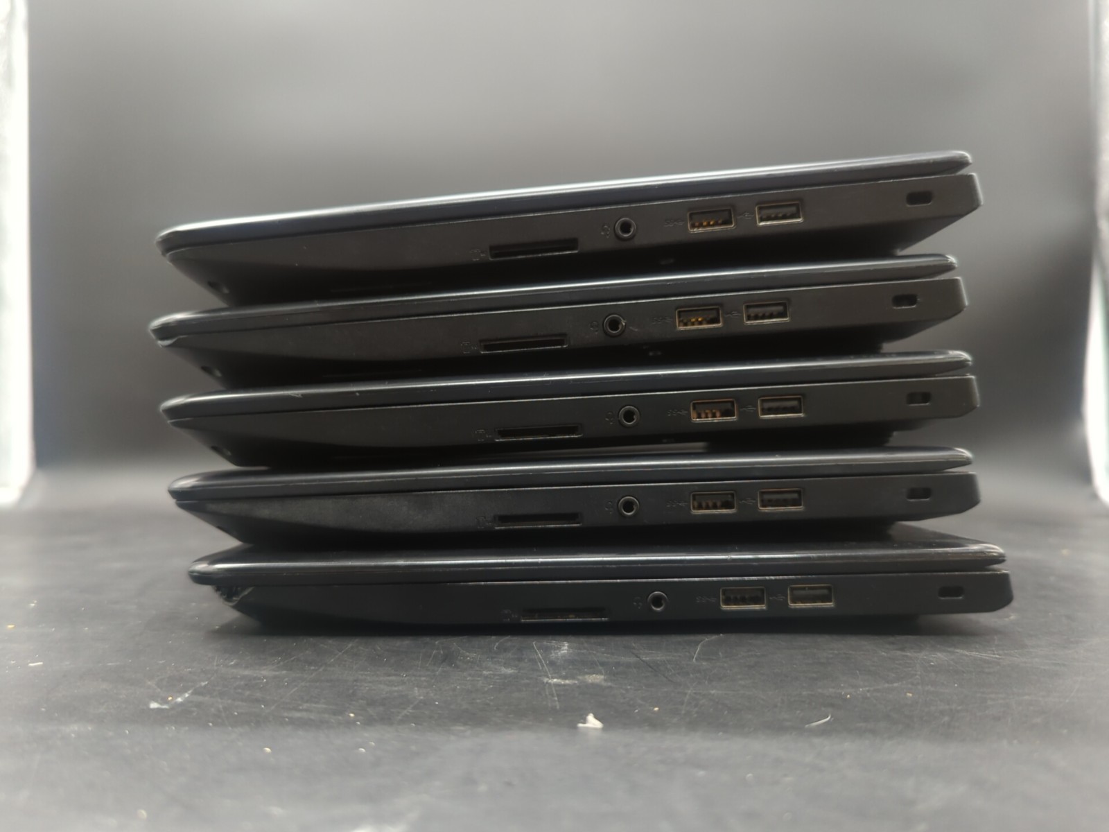 Lot of 5: Lenovo: ThinkPad E470: i3 7th Gen: 4/8GB RAM: 168GB SSD: No OS