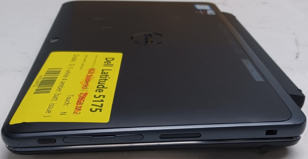 Dell Latitude 5175 No Battery Charge, No RAM No Storage