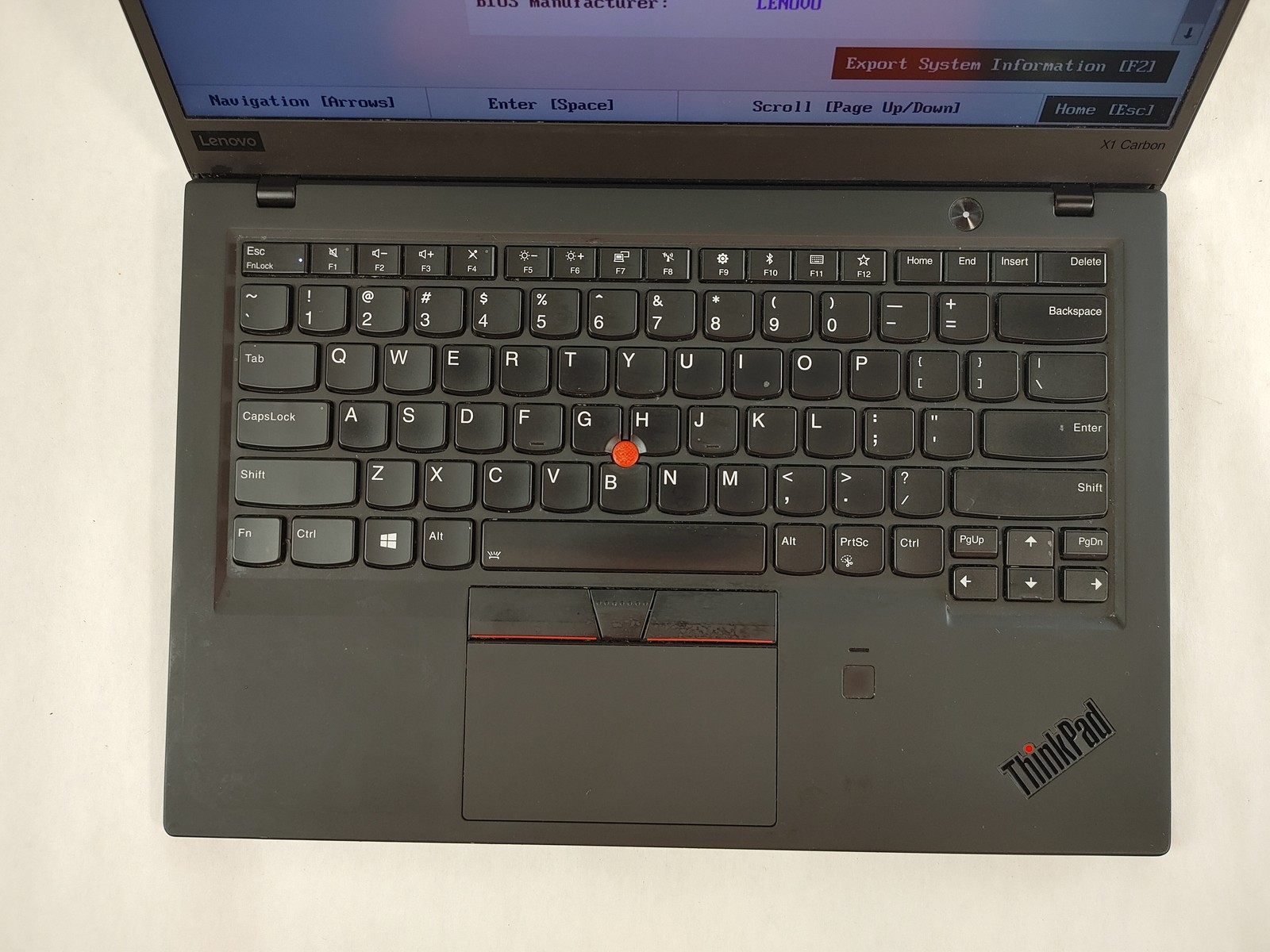 Lenovo ThinkPad X1 Carbon 6th Core i7-8550U 1.80 GHz 16 GB DDR3 No HDD