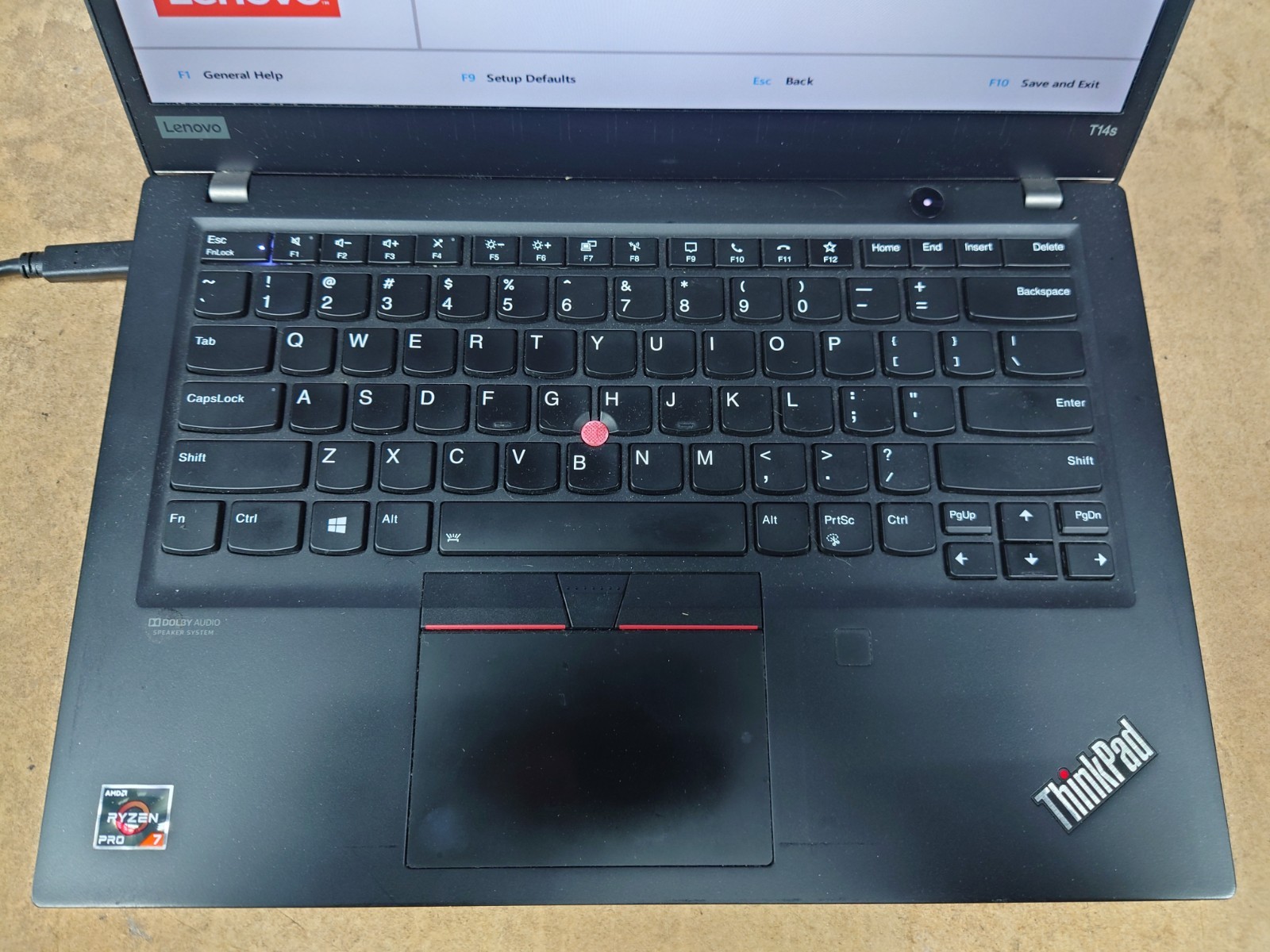 Lenovo ThinkPad T14s Gen 1 14″ FHD Touch Ryzen 7 Pro 4750U 16GB RAM No OS/SSD