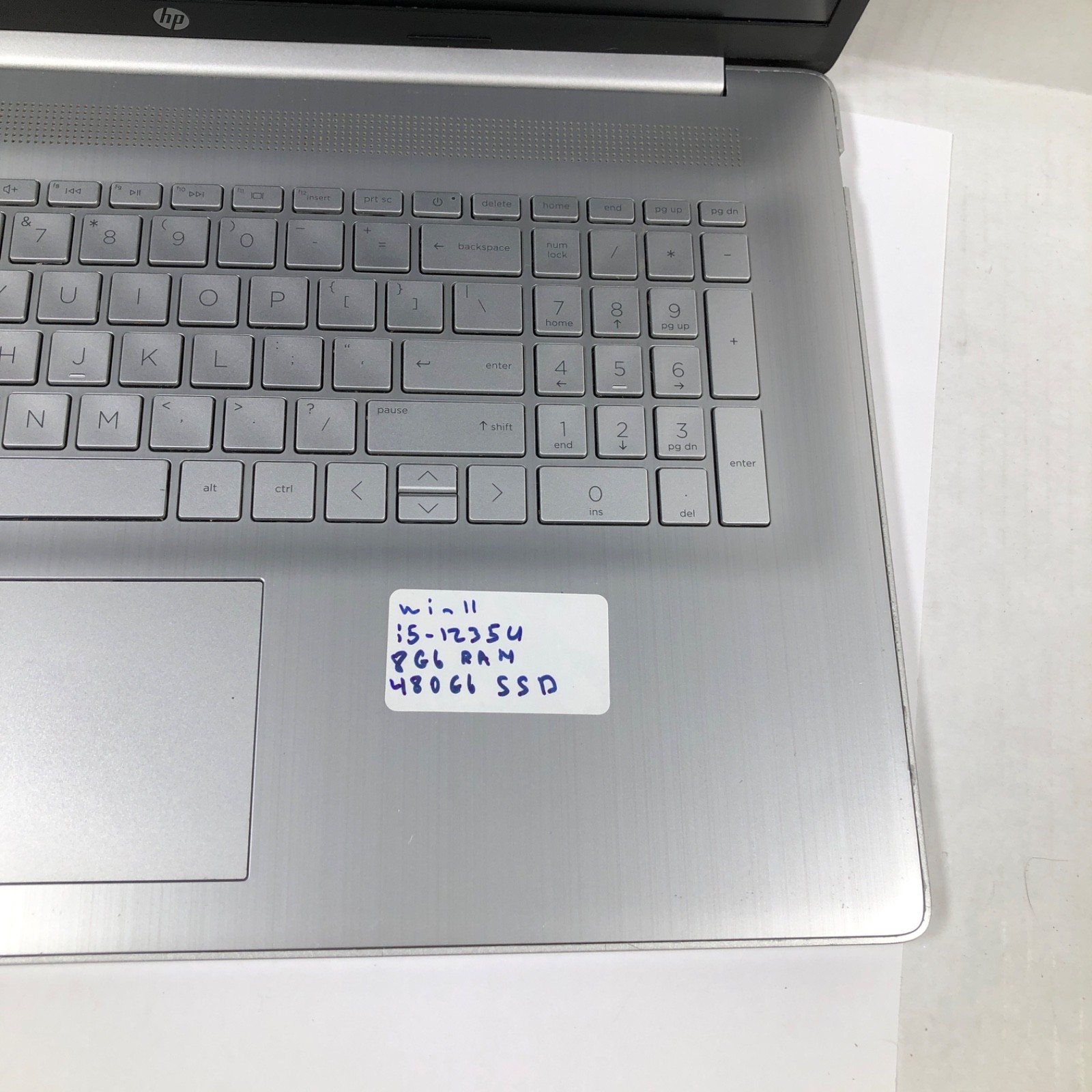 HP Laptop 17-cn2775st 17.3″ 8GB RAM 480GB SSD i5-1235U Win11