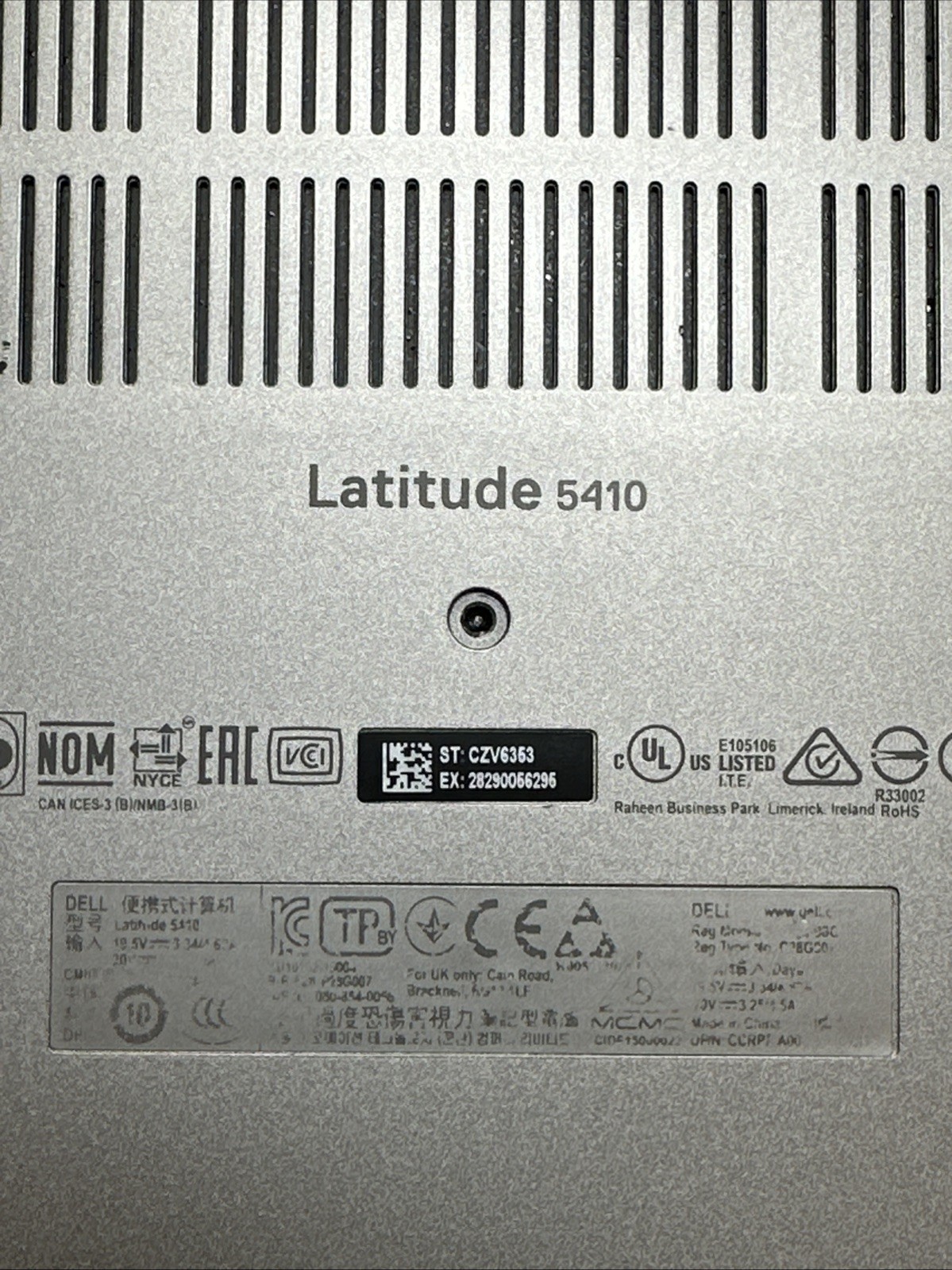 Dell Latitude 5410 Tested LCD Screen w/ Chassis & Battery-No Motherboard