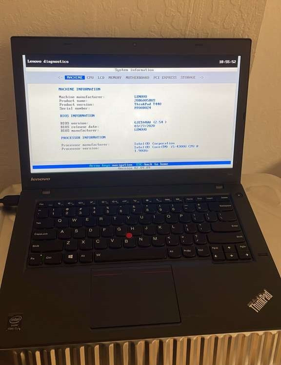 Lot of 13 Lenovo ThinkPad T440 14″ Laptop Intel i5-4th Gen 8GB RAM No HDD Boots