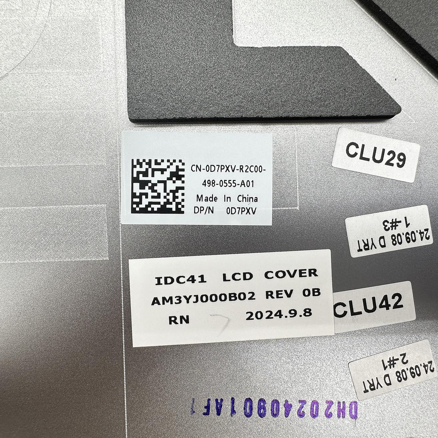 New for DELL Latitude 7440 E7440 2-in-1 LCD Back Cover A Shell 0D7PXV