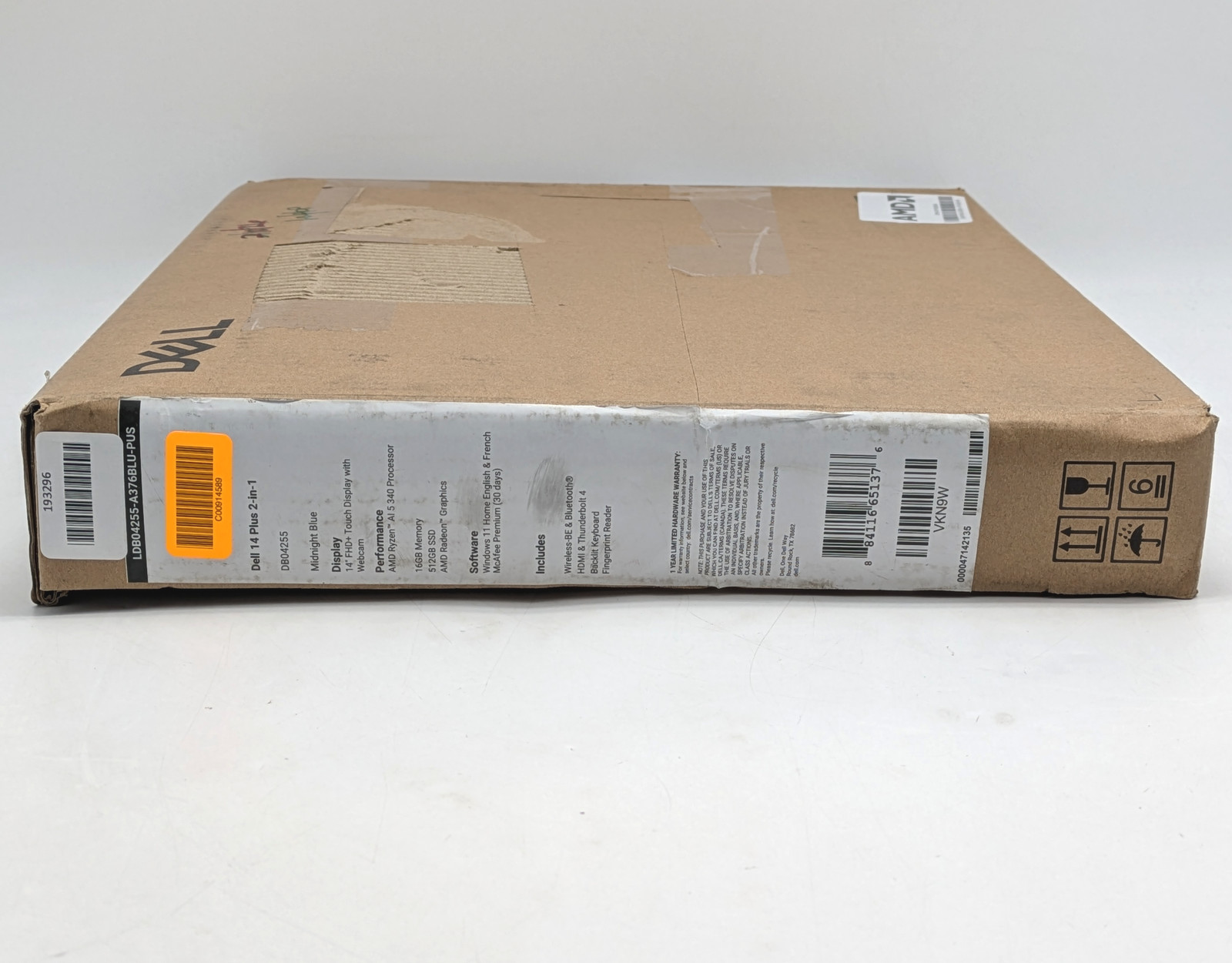 Dell 14 Plus 2-in-1 14″ AMD Ryzen AI 5 340 16GB DDR5 512GB SSD Windows 11 Home