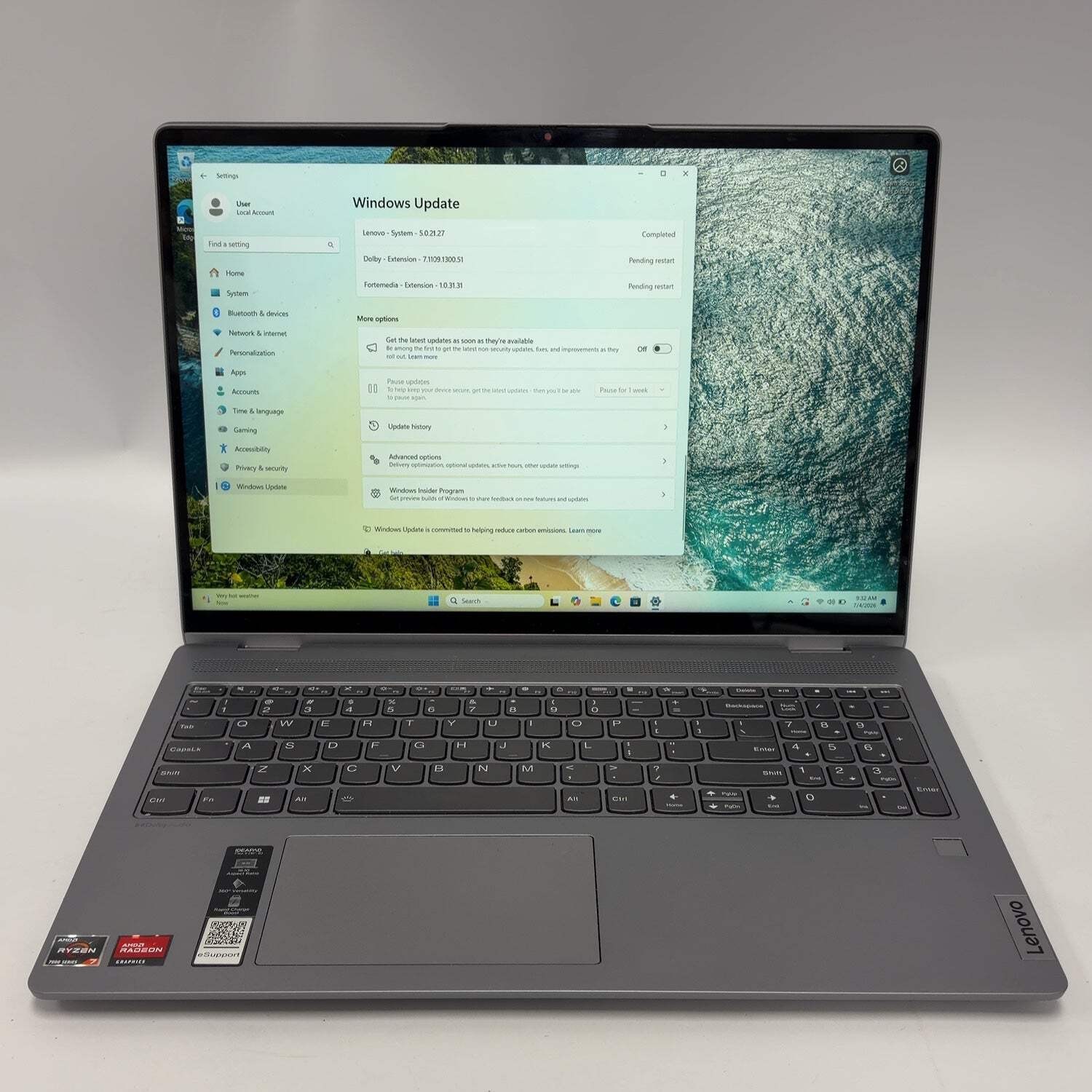 Lenovo IdeaPad Flex 5 16ABR8 15.9″ Ryzen 7 7730U 2.0GHz 16GB RAM 512GB SSD