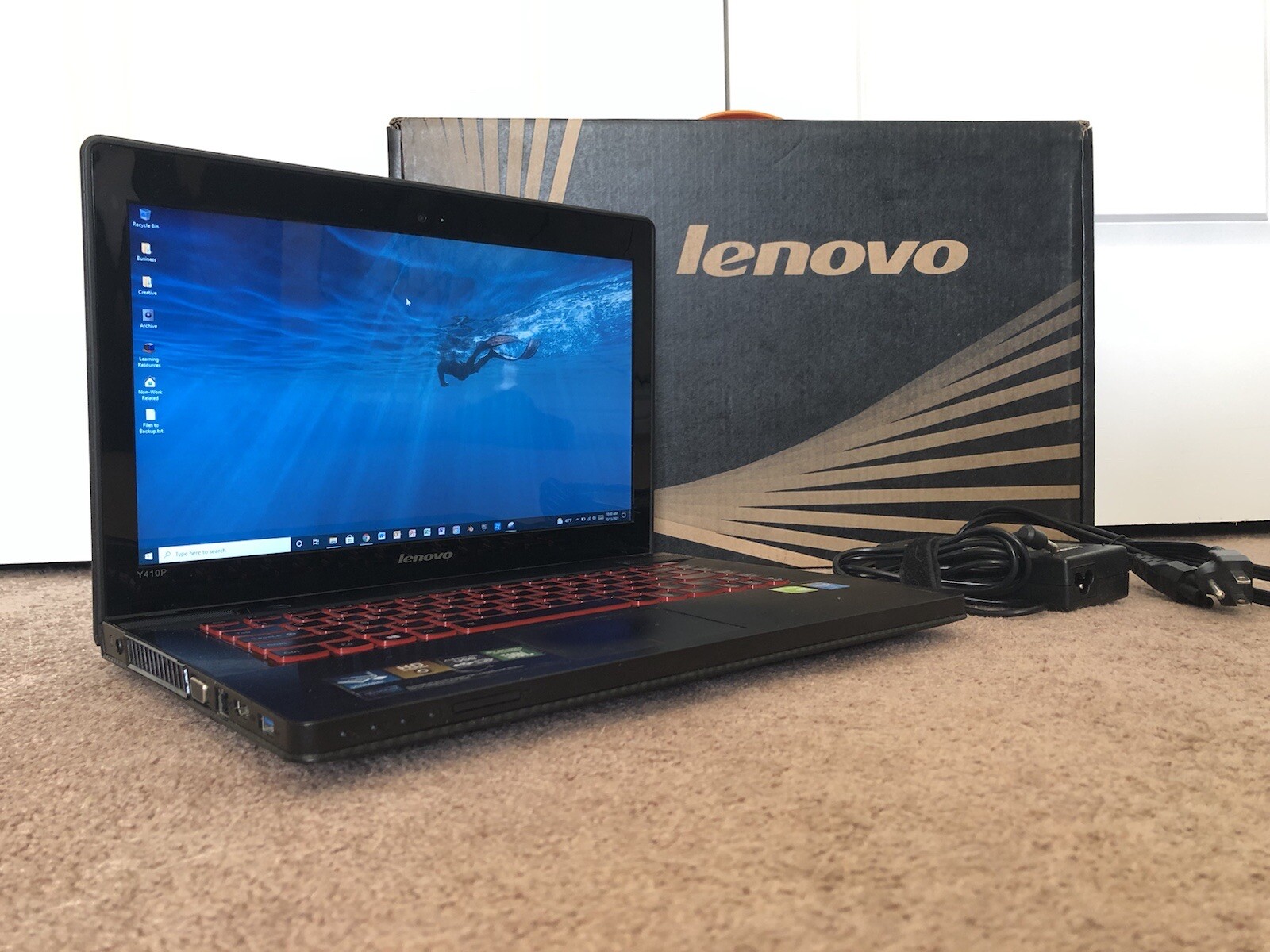 Lenovo 14 i7-4700MQ 16GB RAM 500GB SSD Nvidia GT 755M Win10 Pro Gaming Laptop