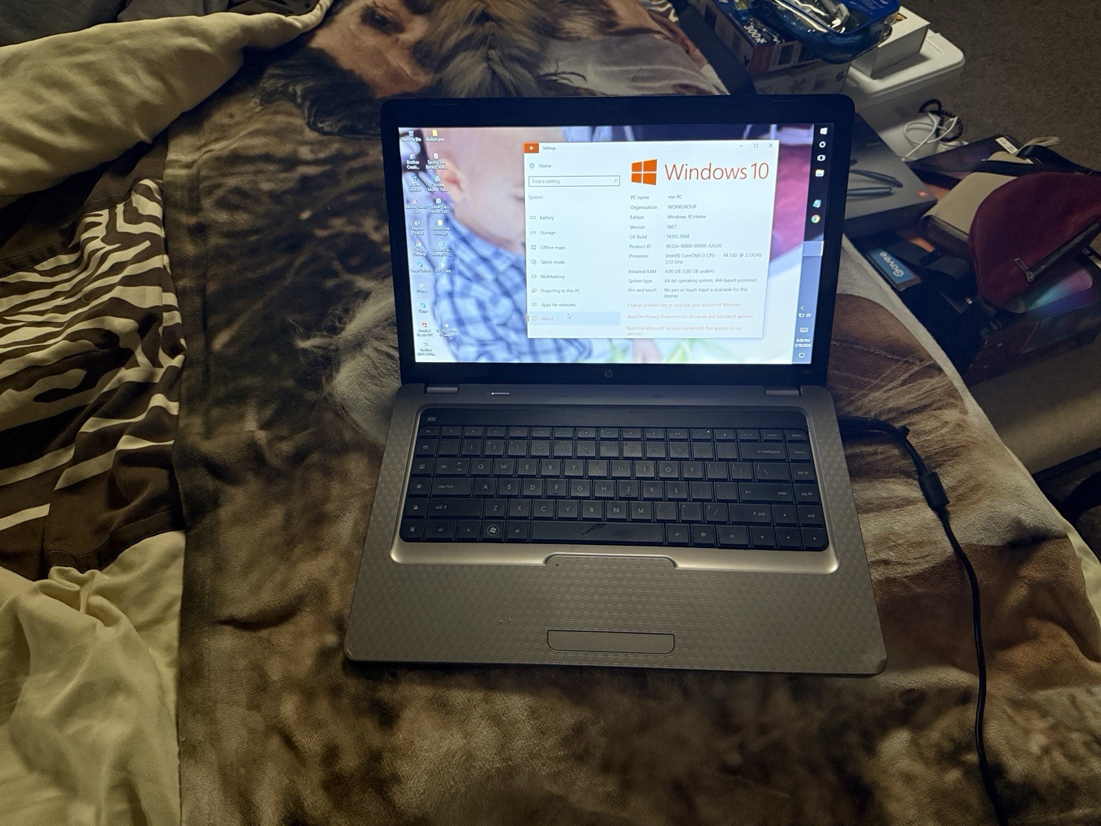 HP Laptop Notebook 15.6″ Intel i3 2.13ghz. 4 Gb Ram. Windows 10 Home.