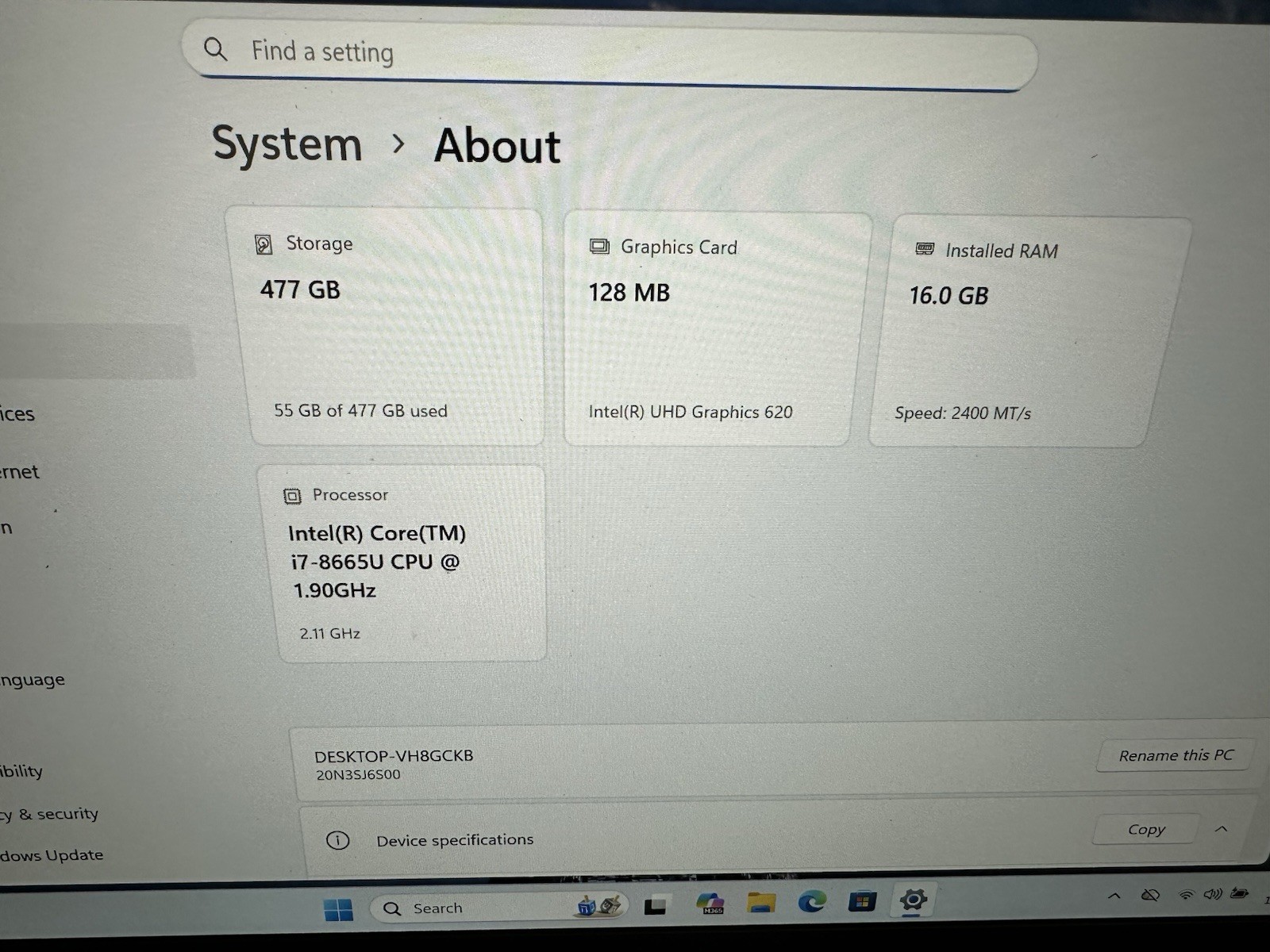 Lenovo Thinkpad T490 Quad Core i7-8665U 16GB RAM 512GB SSD Windows 11 Pro Webcam