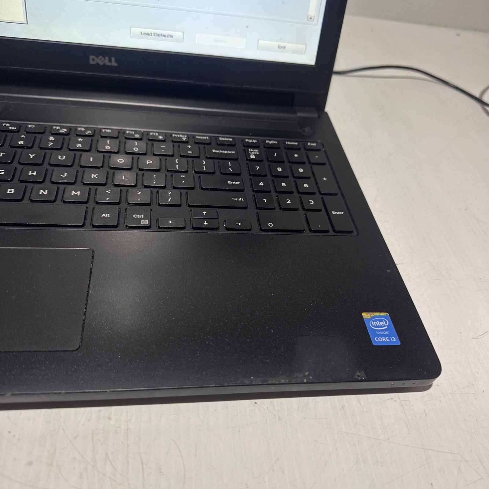 Dell Latitude 3560 15″ Laptop i3-5005u 4gb Ram No Drives Boots Bios