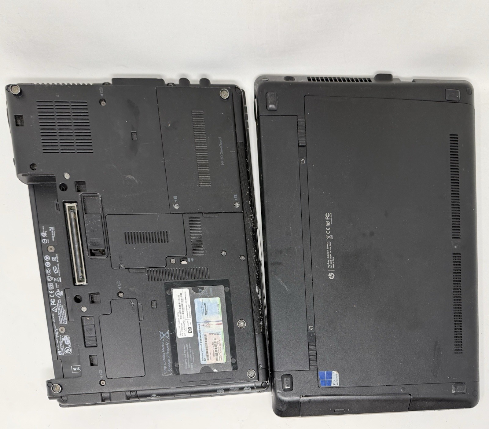 LOT OF 2 HP Laptops. Elitebook 6930p And Probook 4540s. For Parts & Untested.