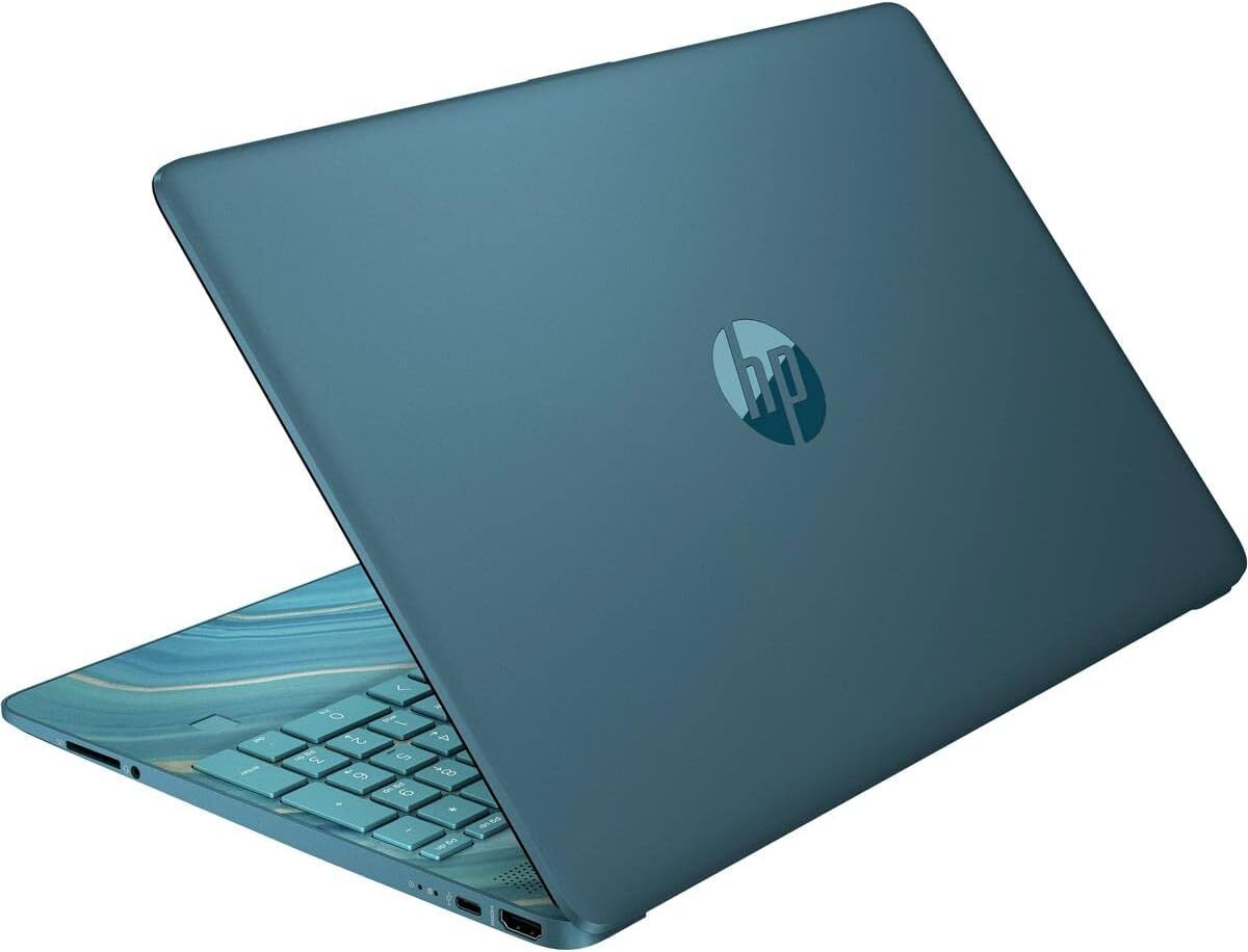 HP 15.6in Laptop 15-dy0029ds Intel Celeron N4120 4GB 128GB SSD W11 Home (Teal)