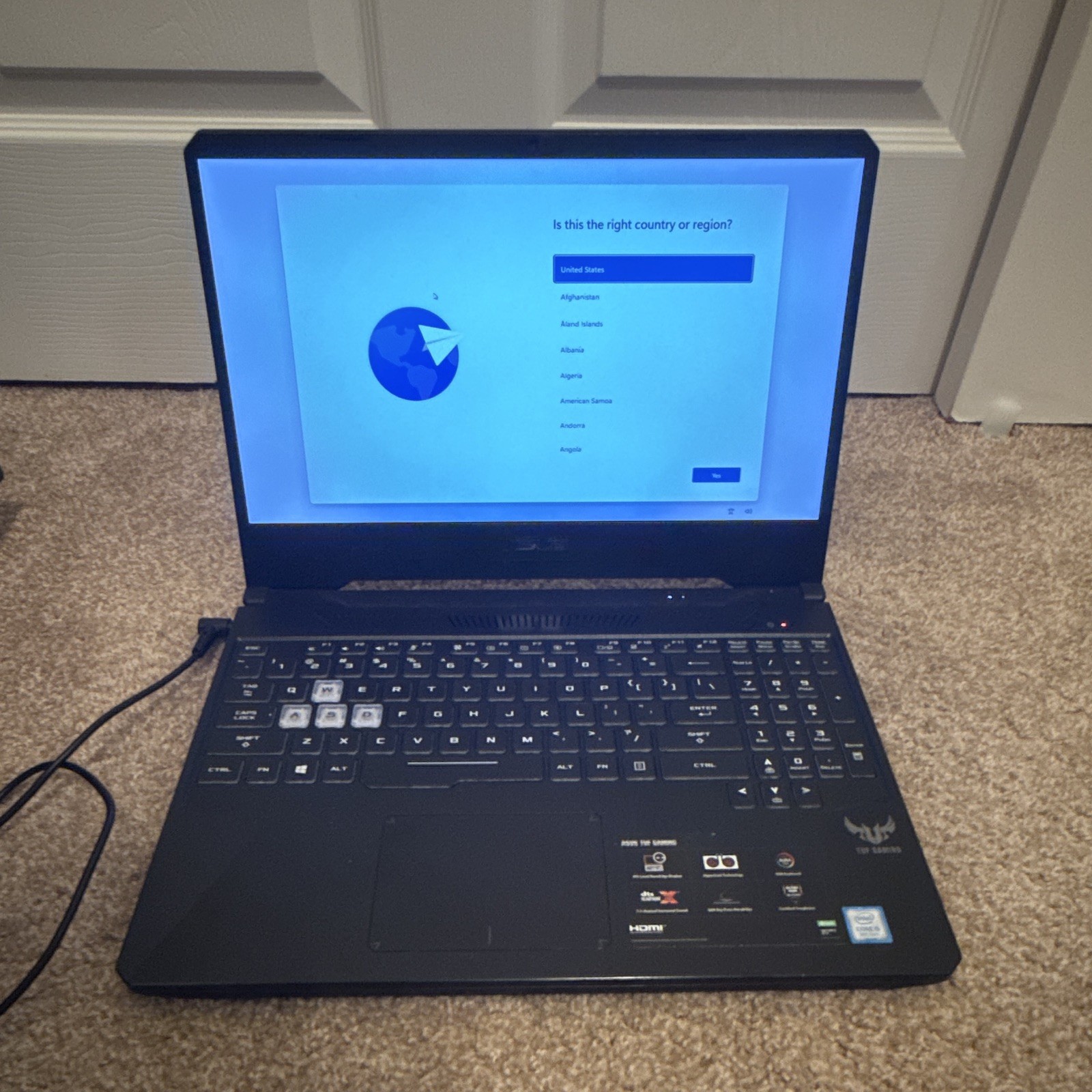 ASUS TUF Gaming i5-9300H 8GB RAM 512 GB SSD GTX 1650 15.6in FHD Win11 Black