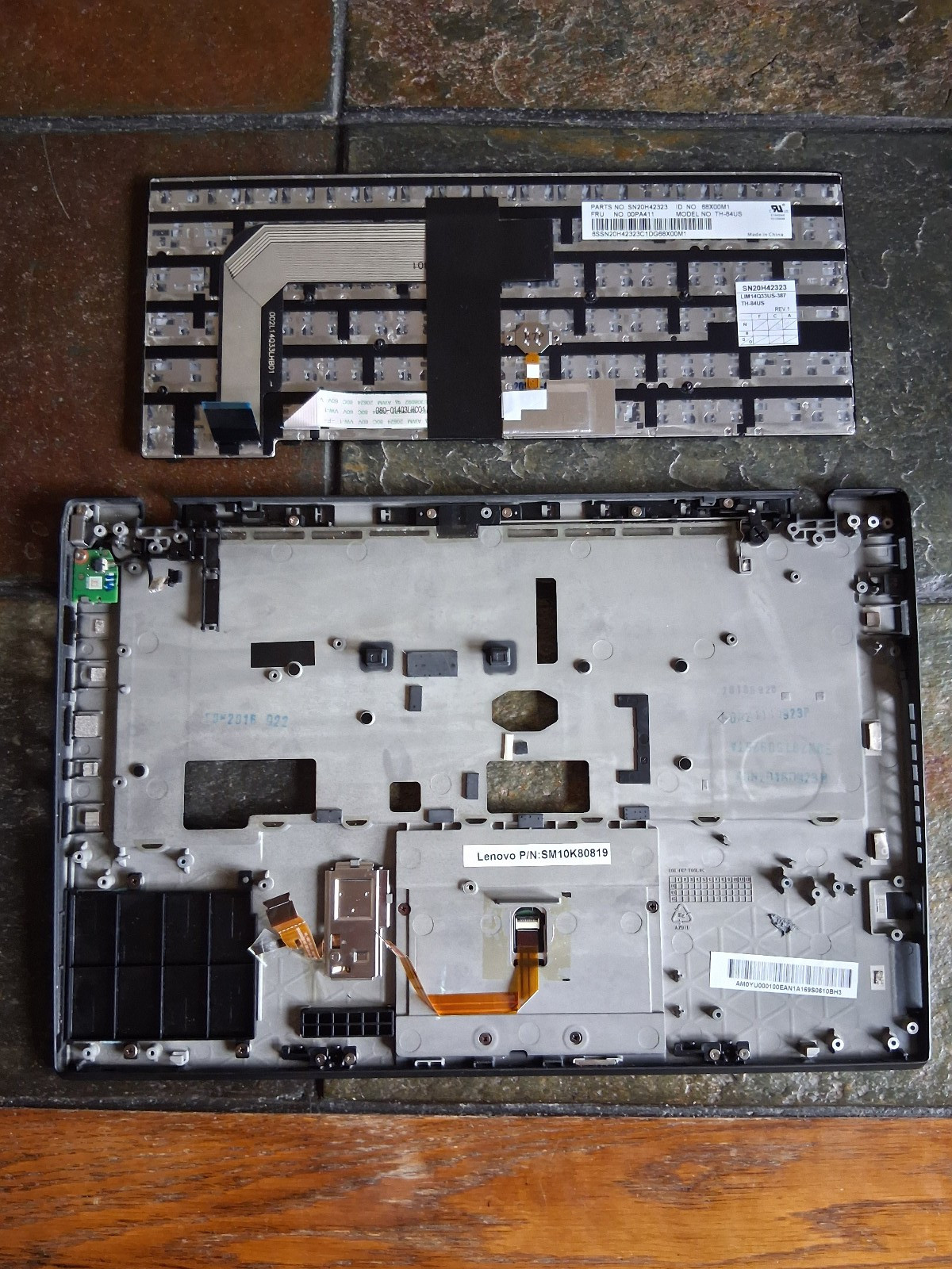 Lenovo ThinkPad T460s Palmrest, Keyboard, Trackpad + More
