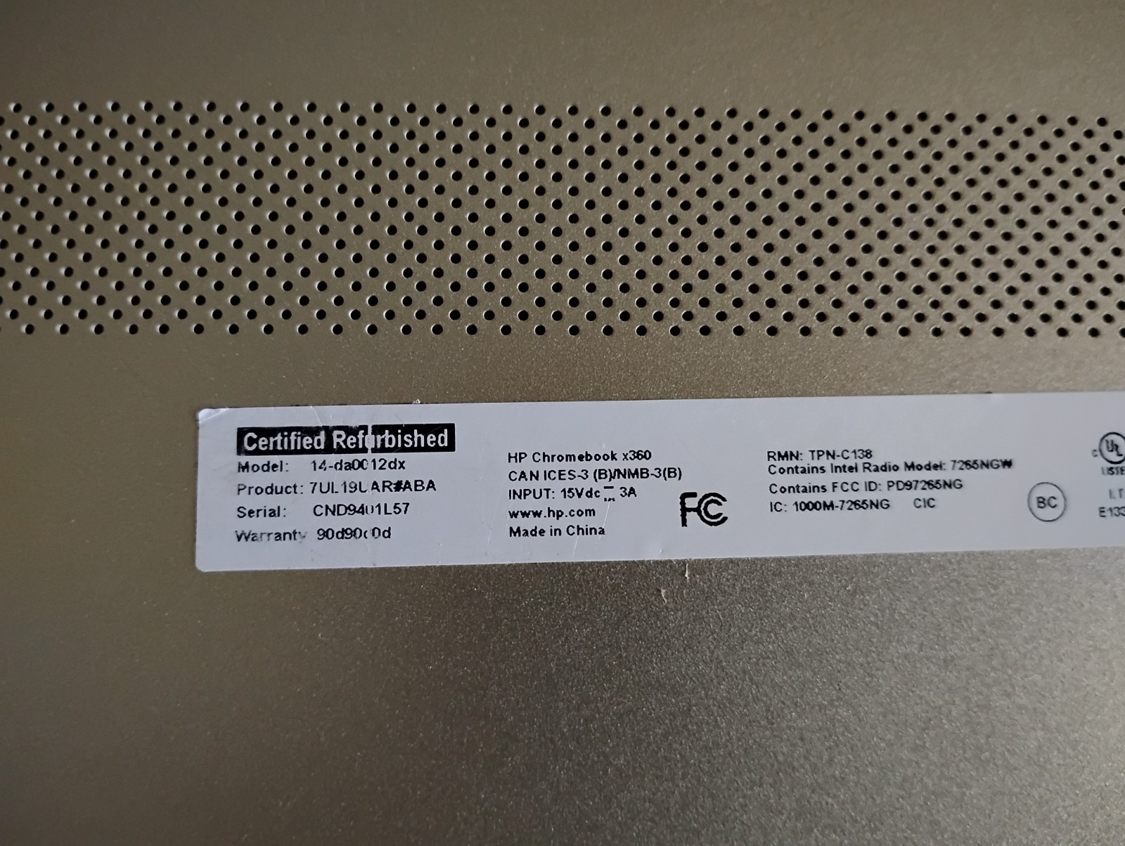 HP Chromebook x360 14″ 14-da0012dx (64GB, Intel Core i3 8th Gen, 2.2 GHz, 8GB)