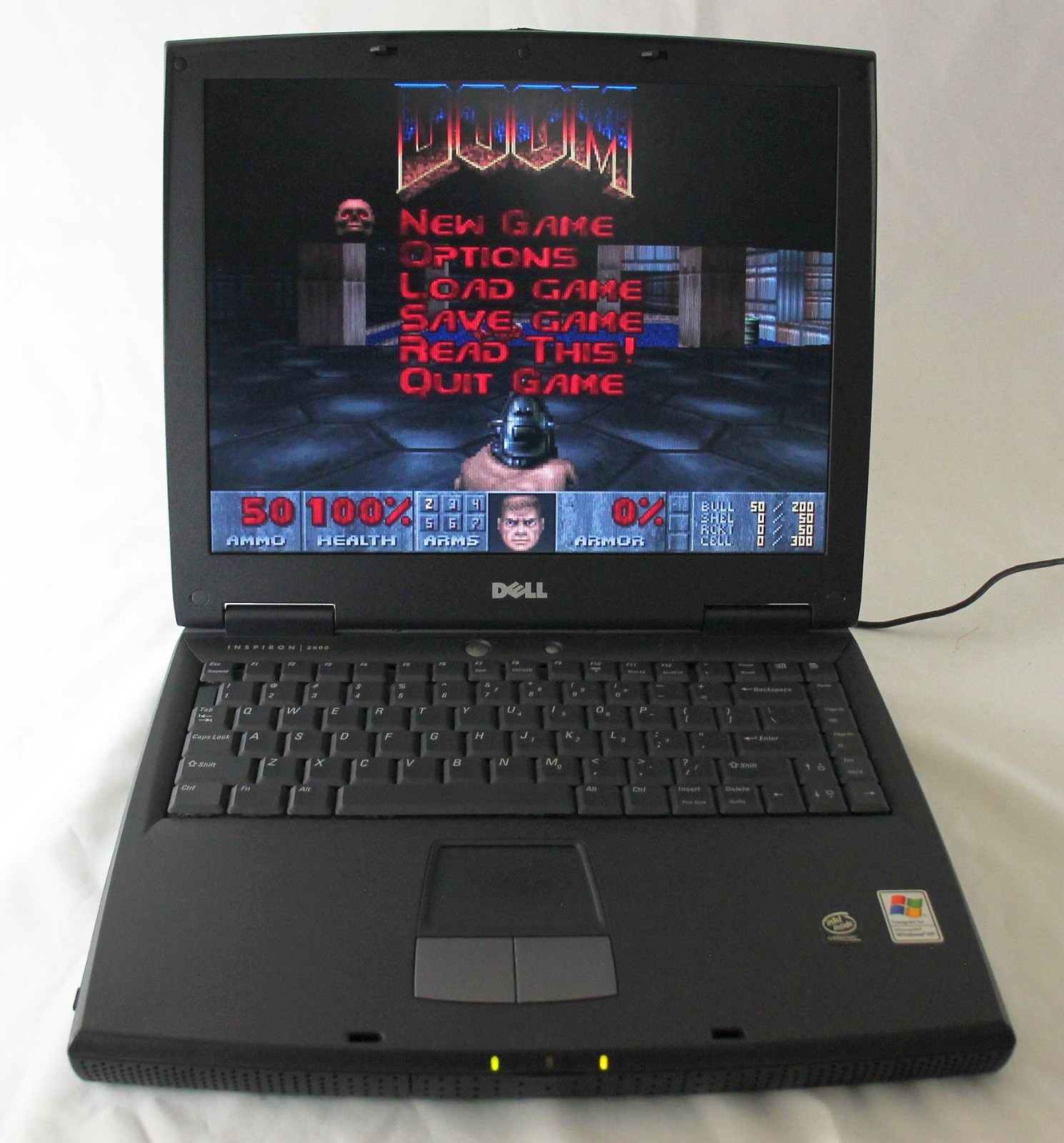 VTG DELL INSPIRON 2600 ~ Celeron/ 14″/512MB RAM/20GB HD/WIN XP ~ TECH SERVICED