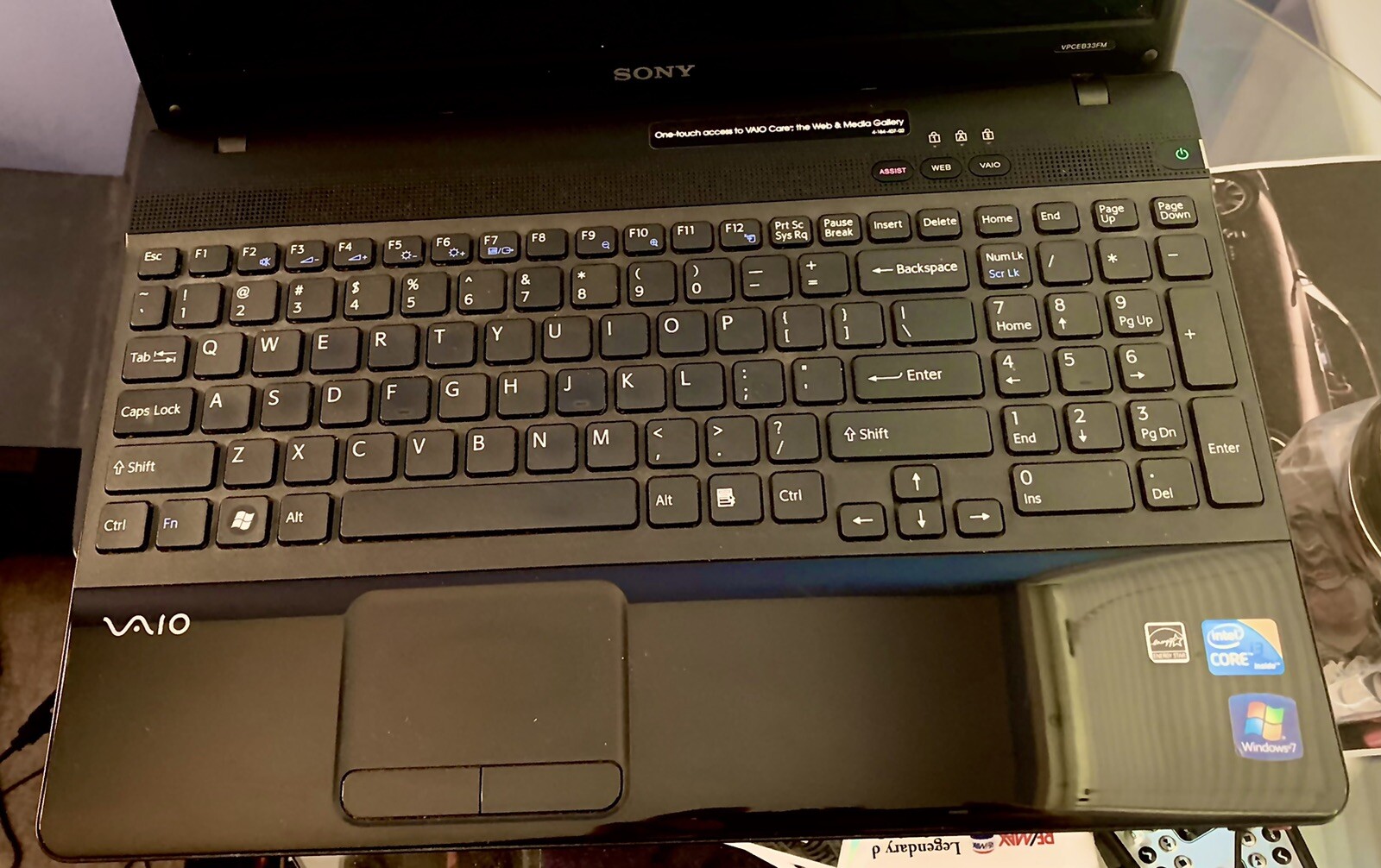 SONY VAIO Intel PROCESSOR