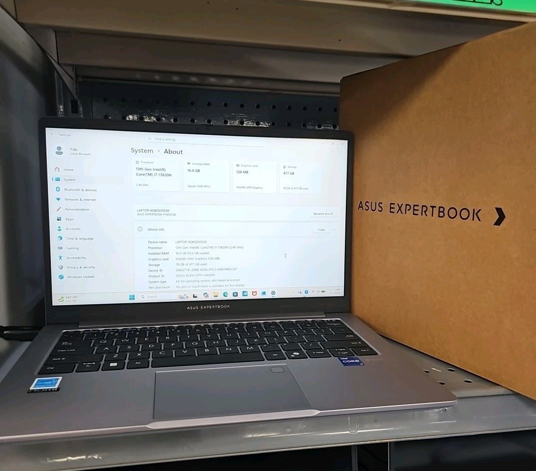Asus Expertbook Intel i7 P1403CVA