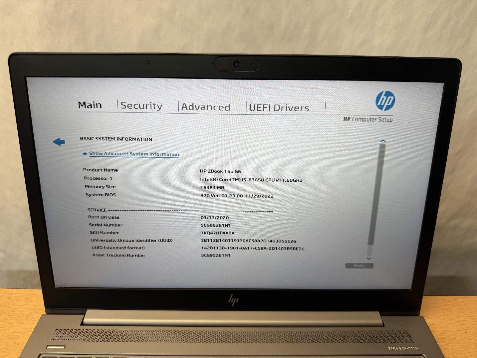 HP zBook 15u G6 i5-8365U 16GB RAM 512GB SSD WX3200 GPU FHD Win11 Reset READ