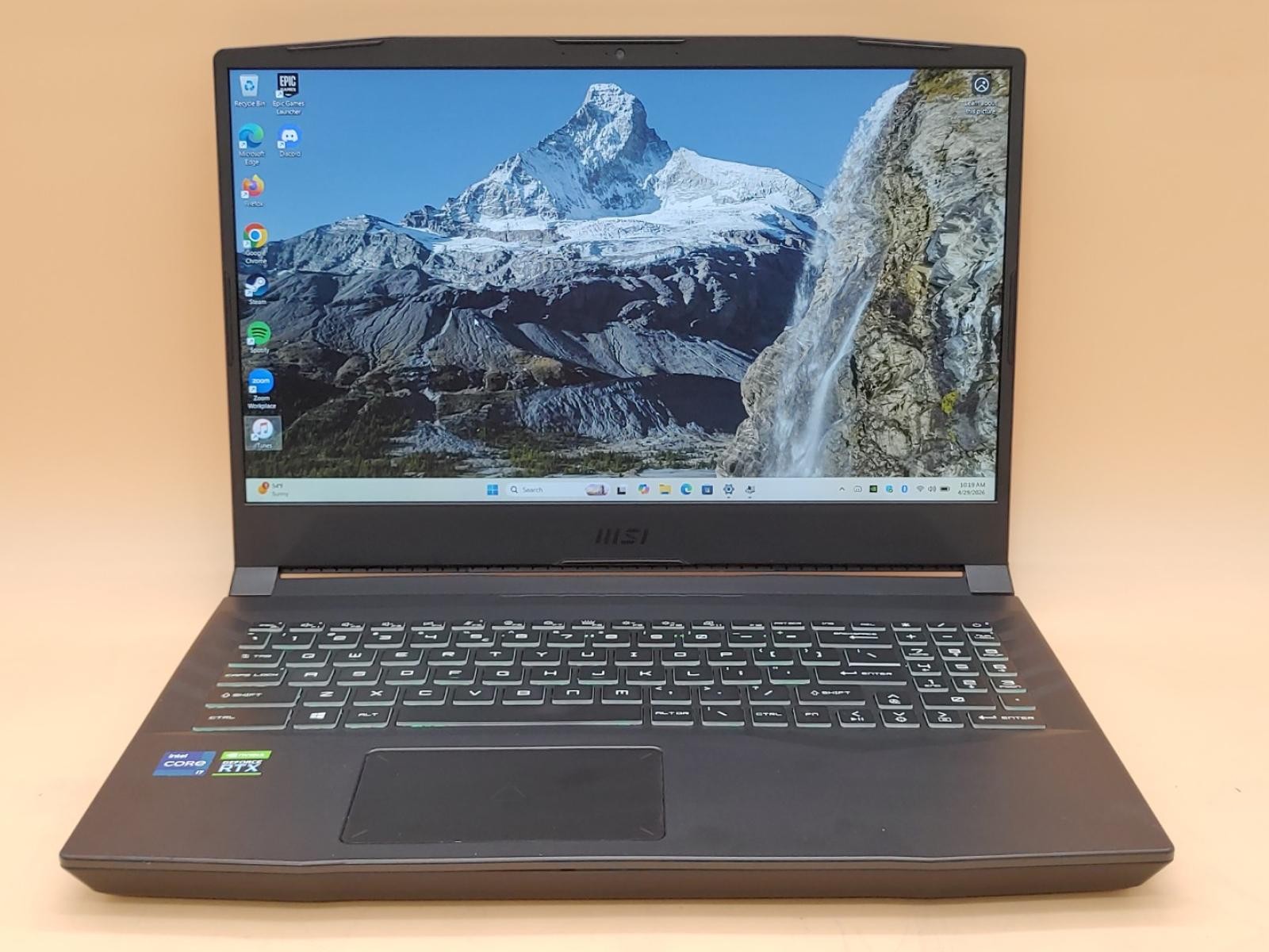 MSI Crosshair 15 A11UEK Intel i7-11800H 16GB 1TB SSD Win11 RTX 3060 *NO A/C*