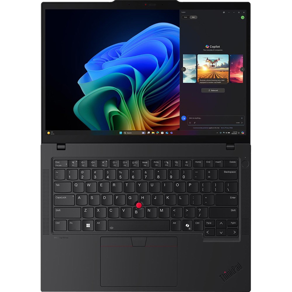 Lenovo 14″ ThinkPad T14 Gen 6 Copilot+ PC Notebook in Black – 21QJ00CSUS
