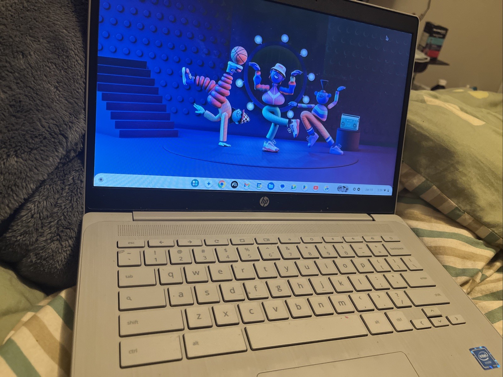 HP – 15.6″ Chromebook – Intel Processor N200 – 8GB Memory – 64GB eMMC – Silver