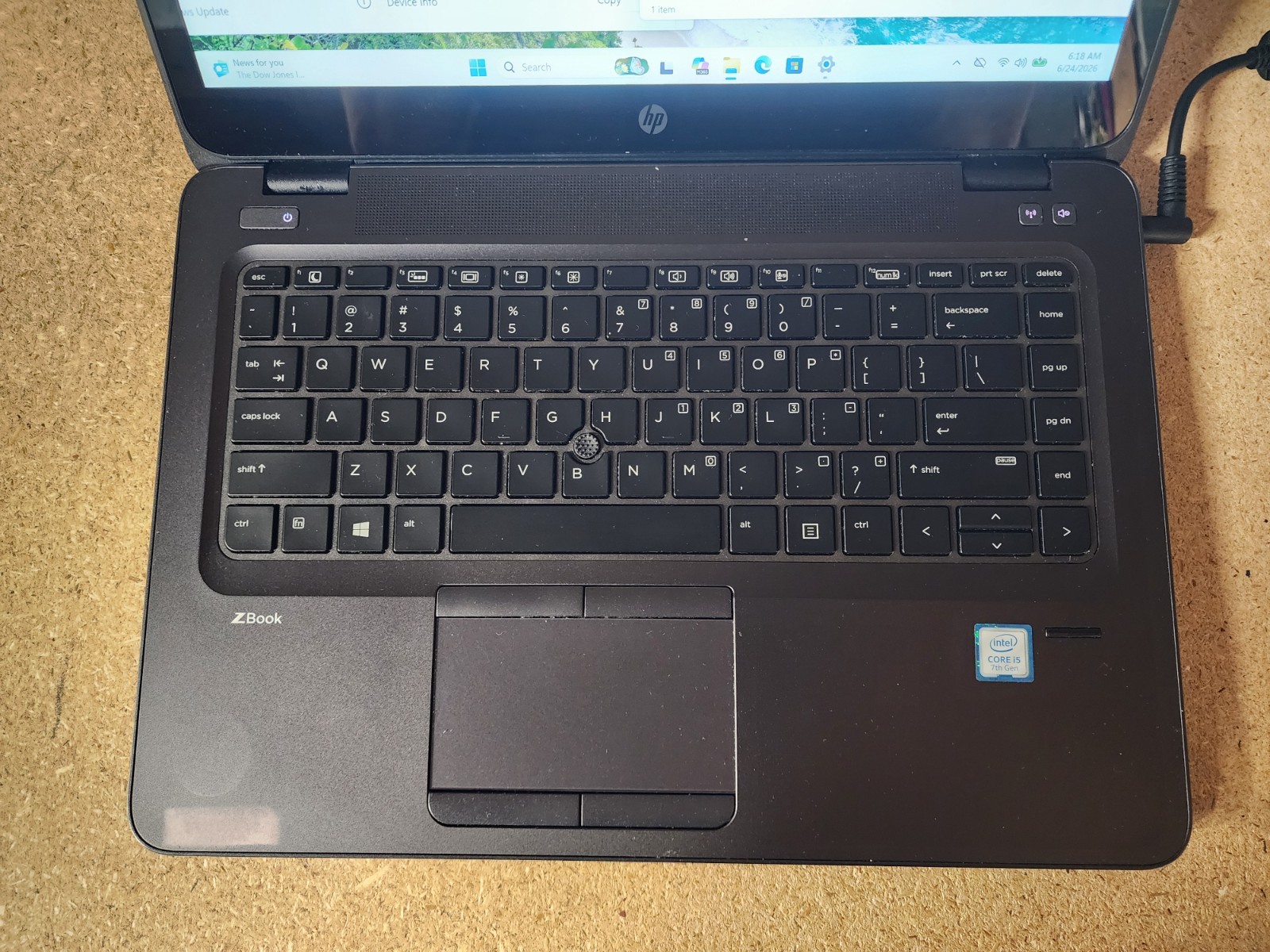 HP ZBook 14u G4 i5-7300U 2.6GHz 16GB RAM 256GB SSD Win 1 1 Pro FirePro W4190M