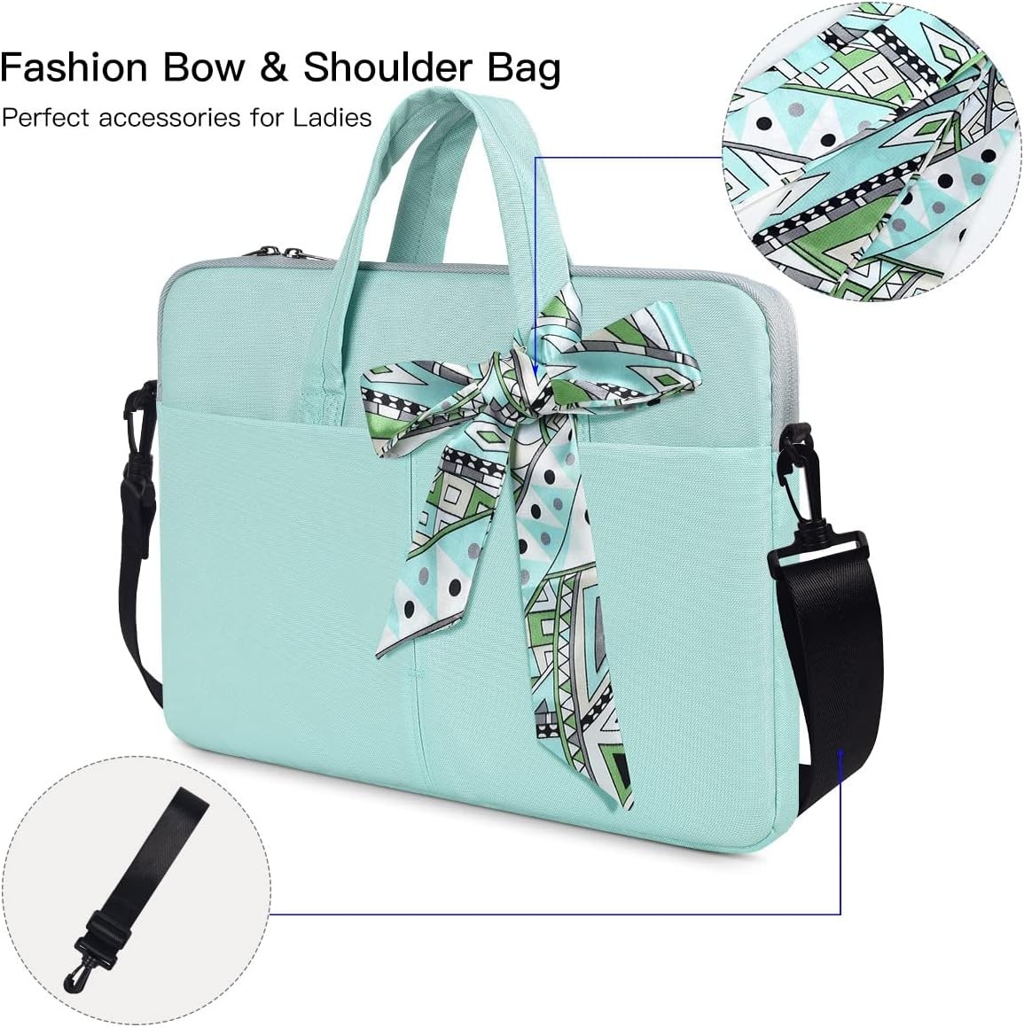17.3 Inch Laptop Shoulder Sleeve Bag for HP Envy 17, Dell Inspiron 17, Lenovo