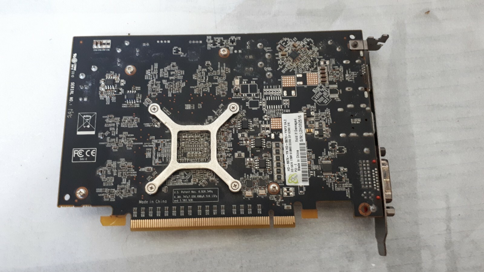 Xfx Radeon HD 5670 2542 8/12ft 512MB DDR5 Dp HDMI DVI Pci-E Faulty