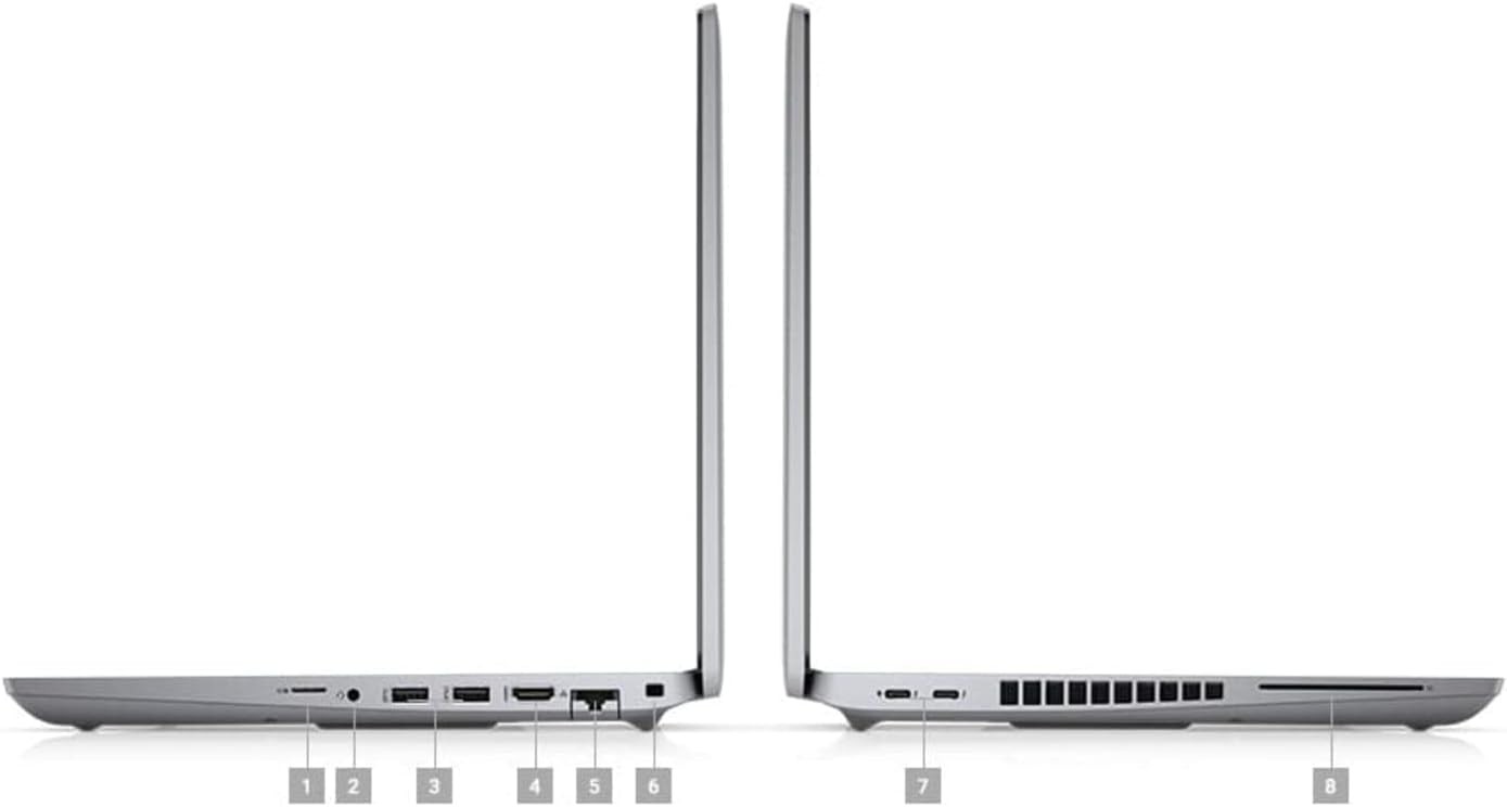 Dell Precision 3561 15.6″ Worksation Core i7 2.5Ghz 32GB RAM 512GB SSD T600 Gray